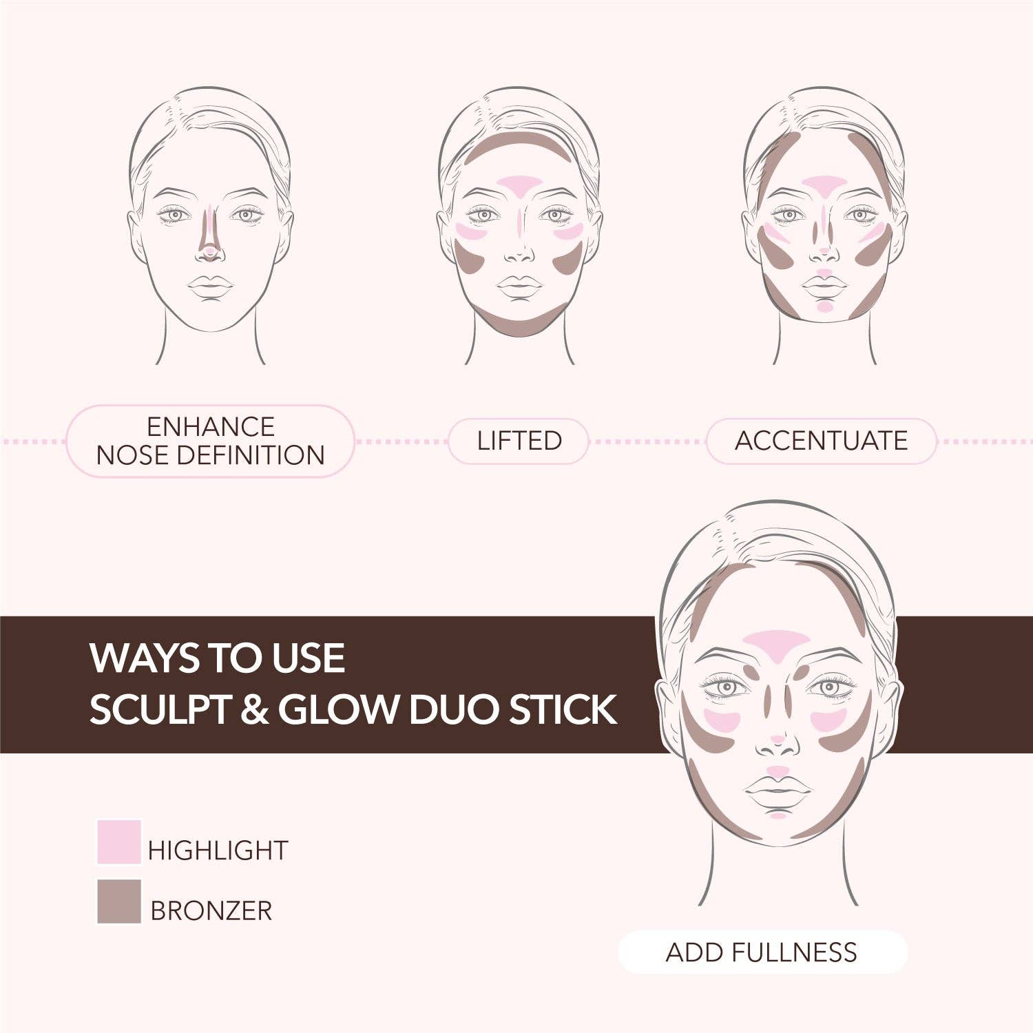 Sculpt & Glow Duo Stick (100, Fun Day Out) B107