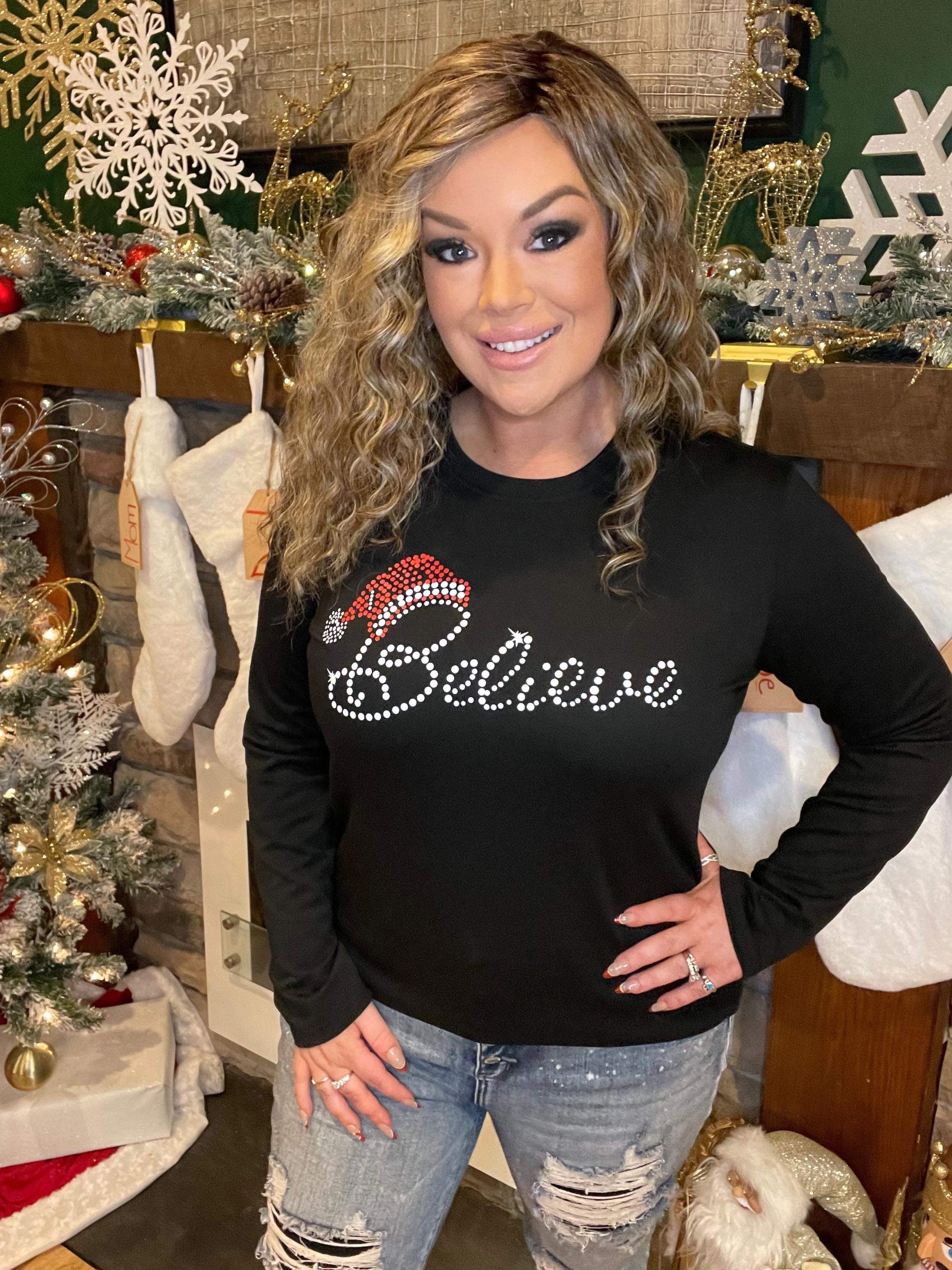 Believe in Christmas T-Shirt AKL -420 Ships 14 Days