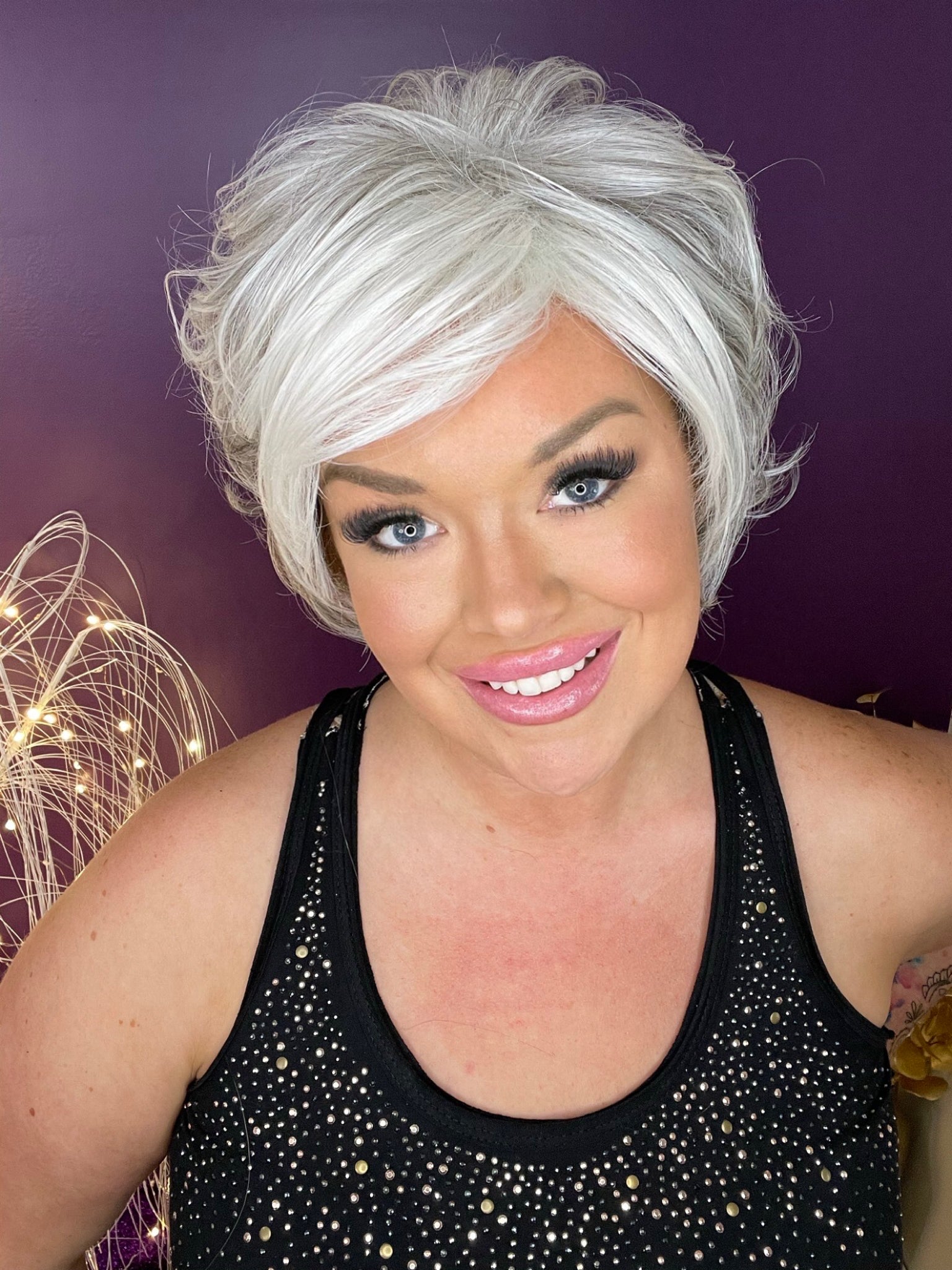 Greta Gradient Grey HS Luxury Wig W4827