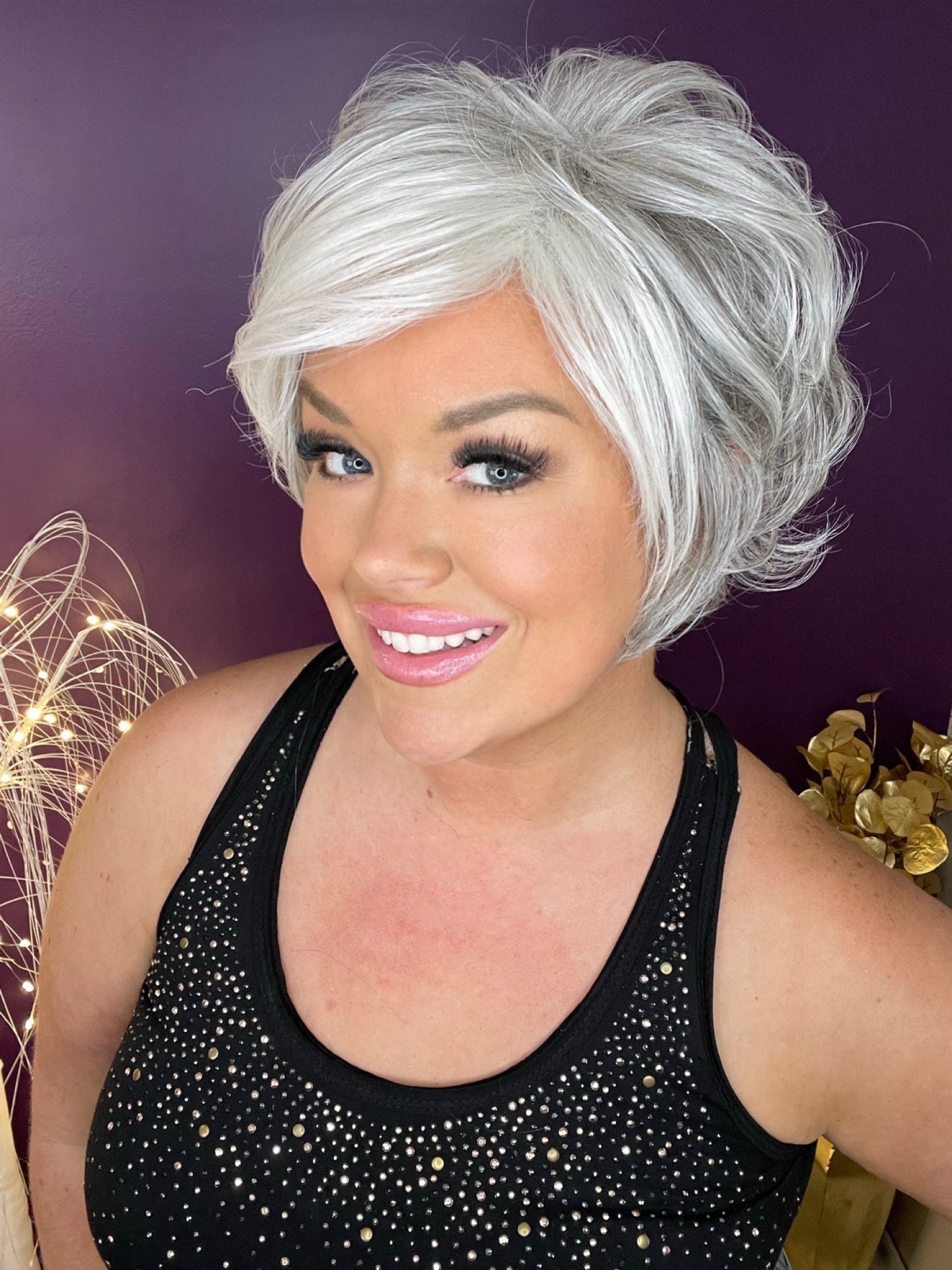 Greta Gradient Grey HS Luxury Wig W4827