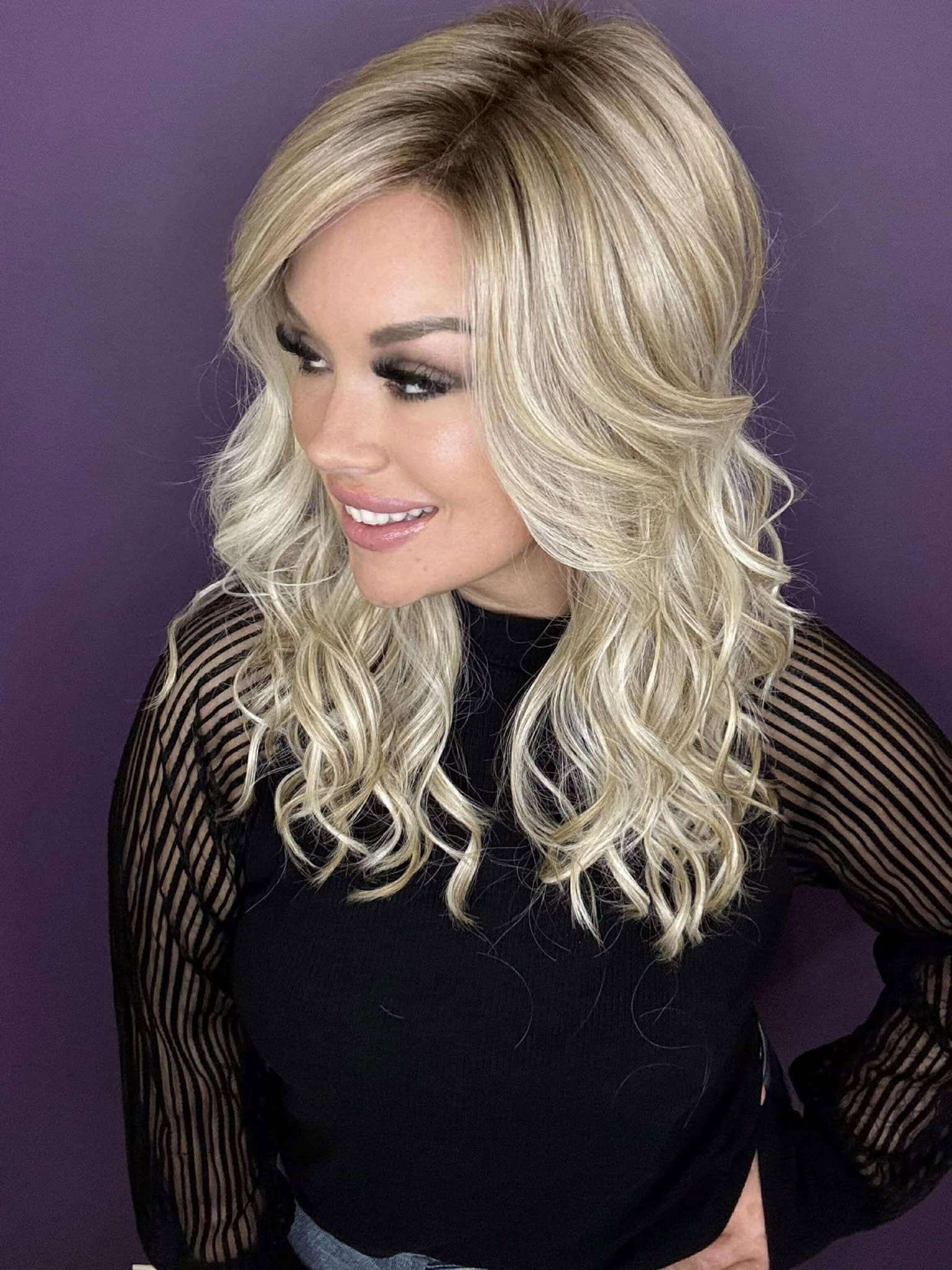Natasha Vanilla Frappe Blonde HS Comfort Luxury Wig CA1