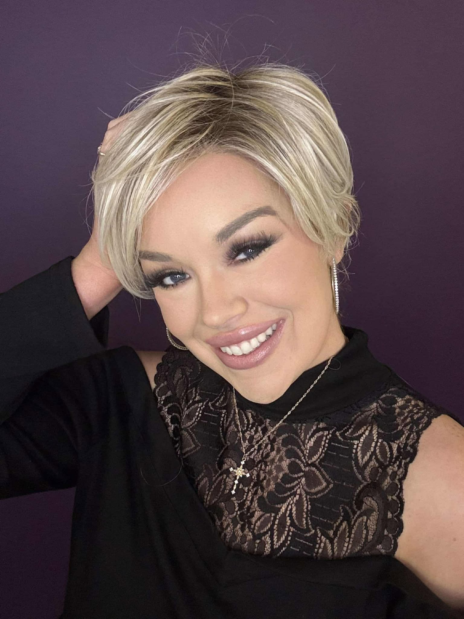 Kim Vanilla Frappe Blonde HS Comfort Luxury Wig CA1