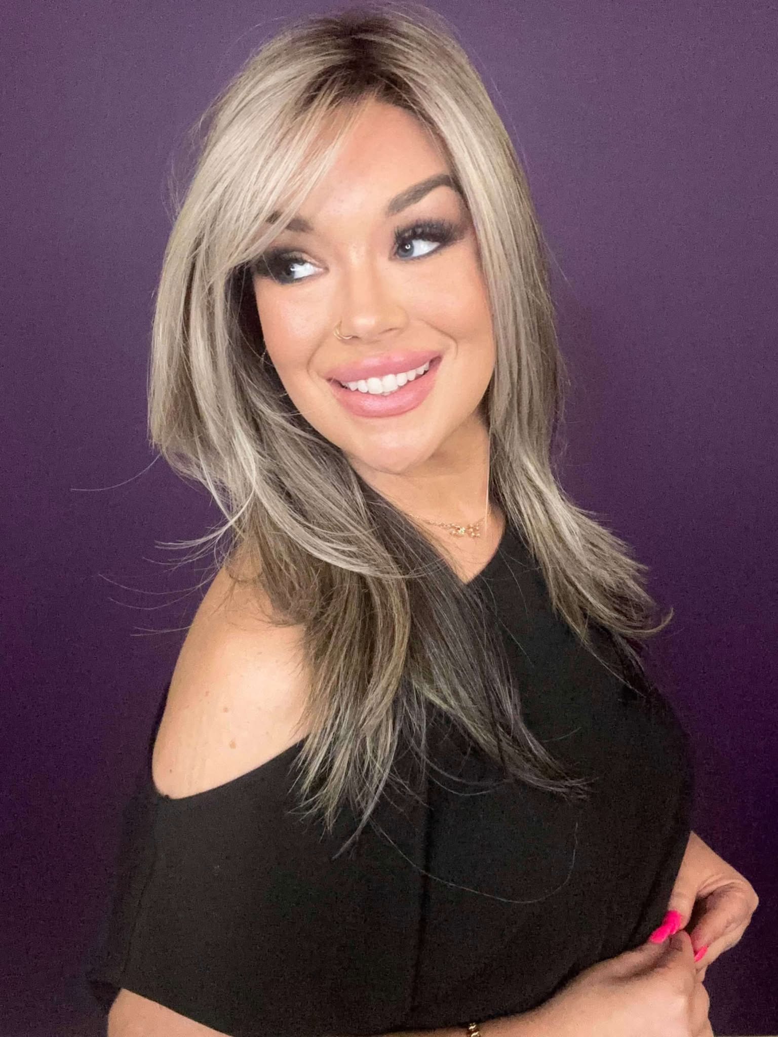 Ashlyn Silver Fox HS Premium Luxury Wig FL1