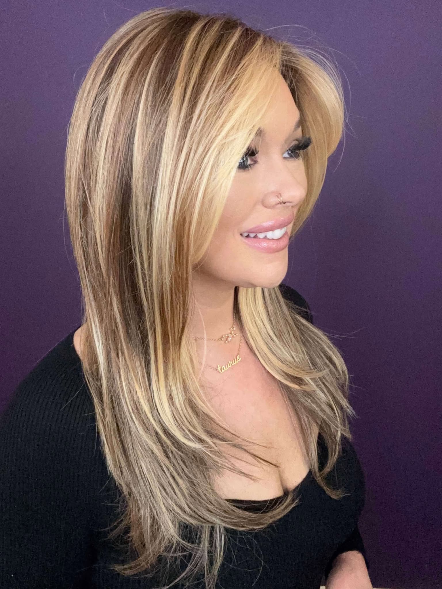 Ashlyn – Luxury Wig by Chic Lifestyle Shown in Endless Vanilla Spice.
