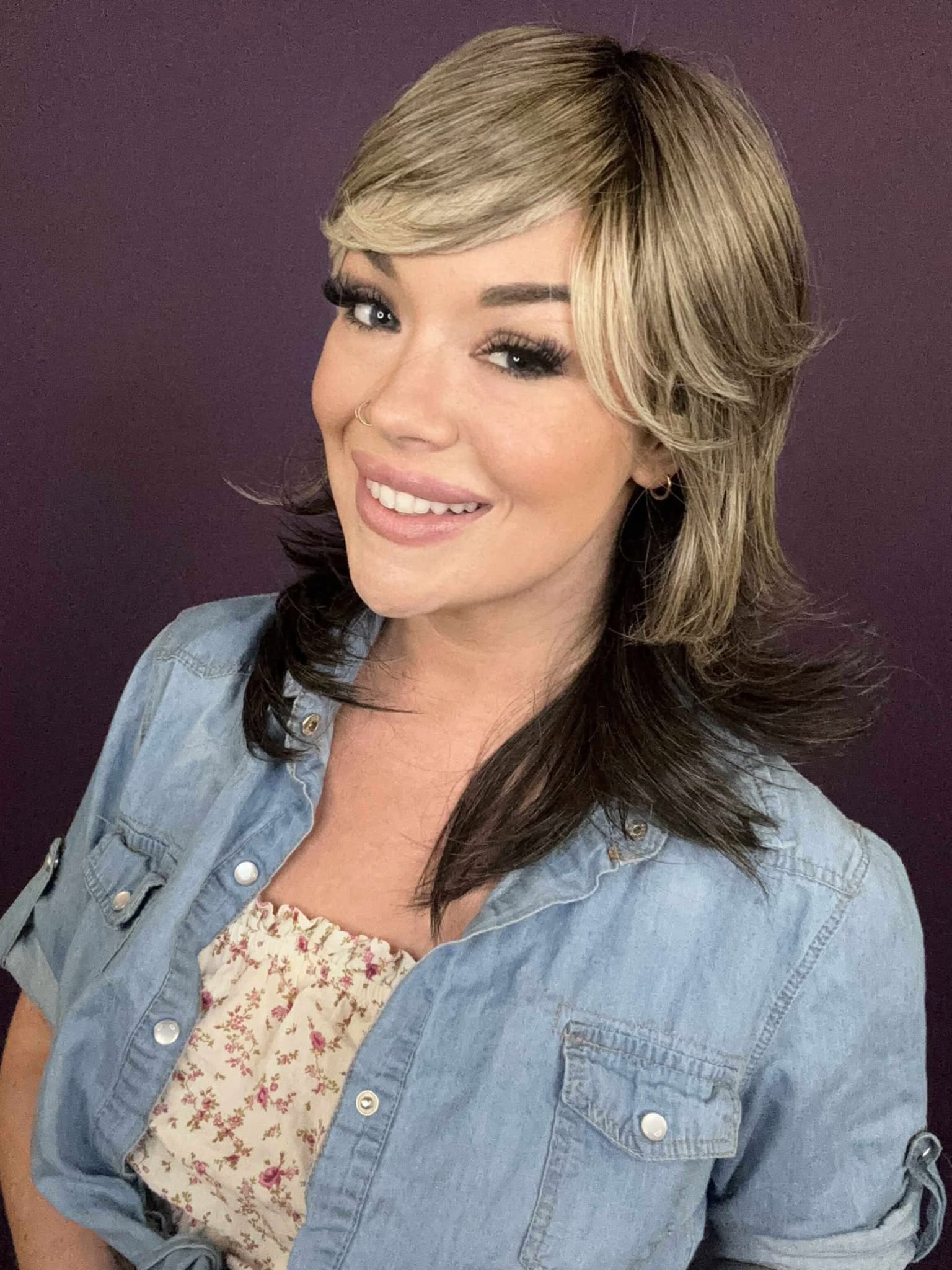 Violet Silver Fox HS Premium Luxury Wig FL1