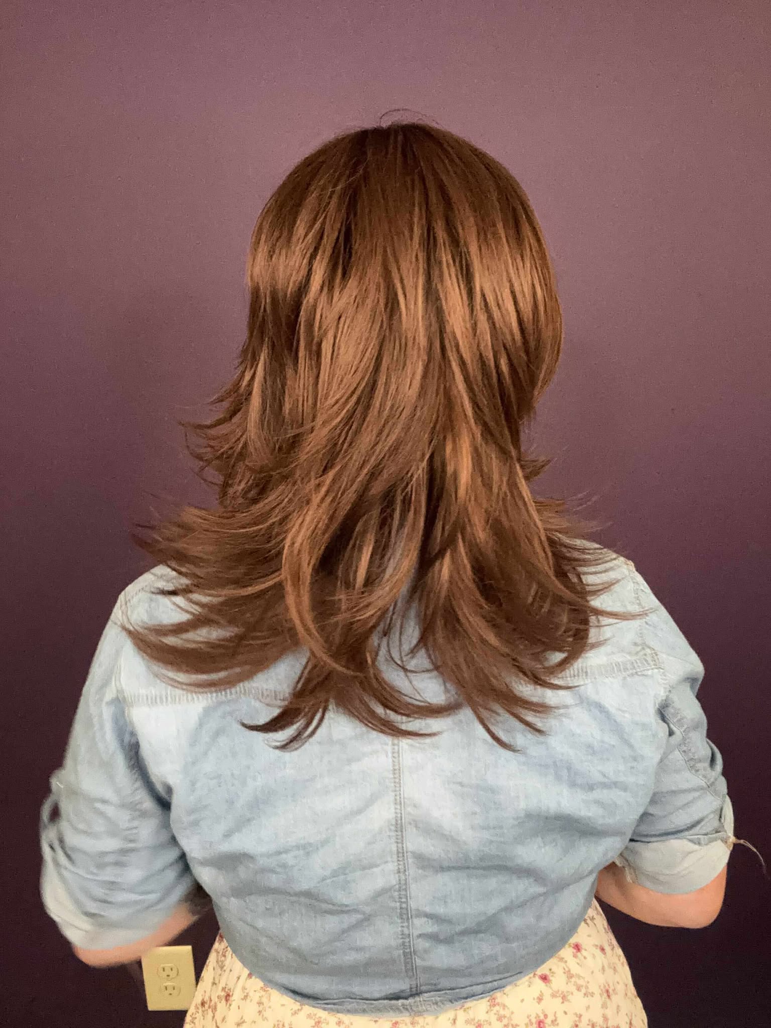 Violet Red Auburn HS Premium Luxury Wig FL1