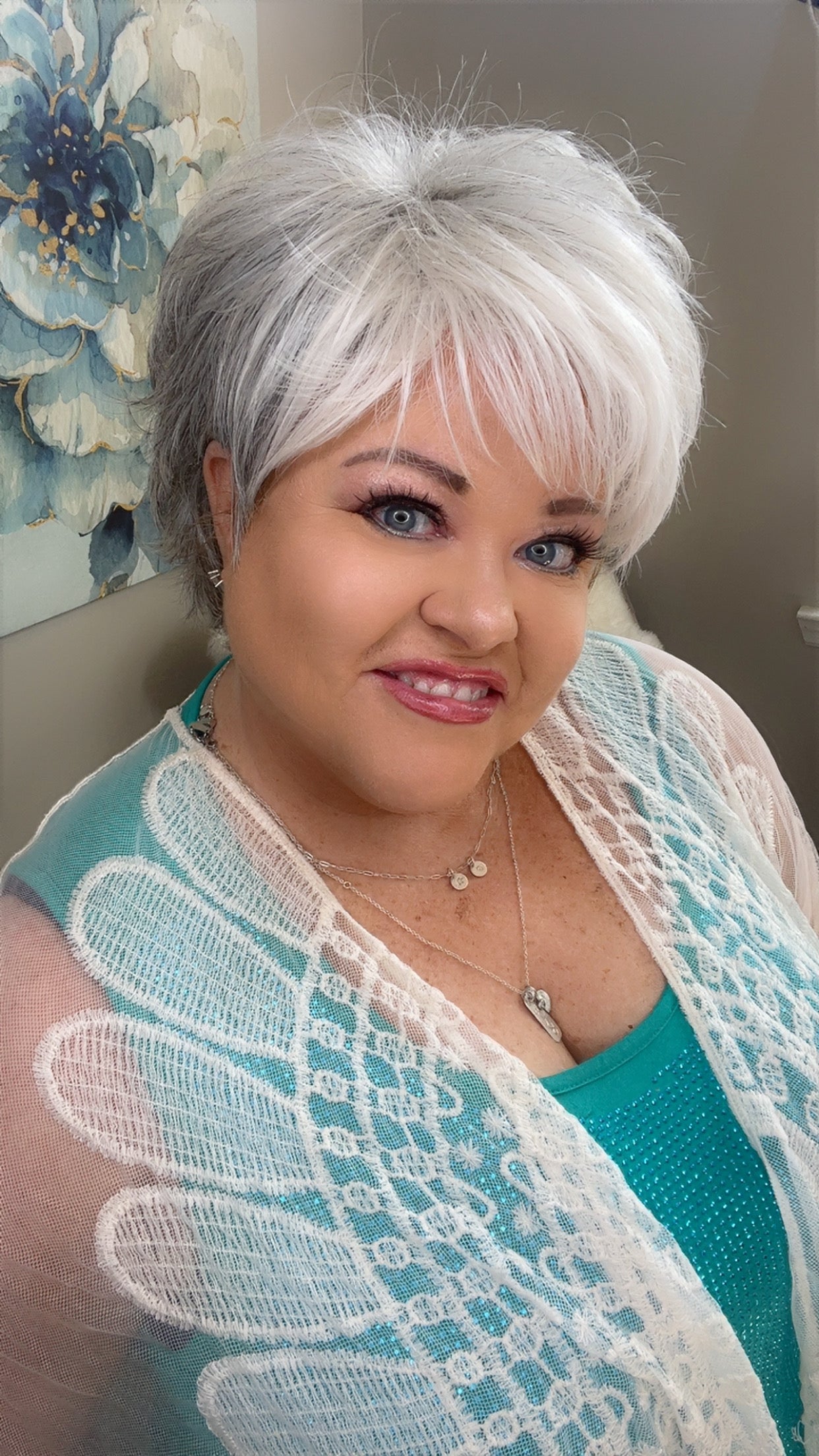 Eden Gradient Grey HS Premium Luxury Wig FL1
