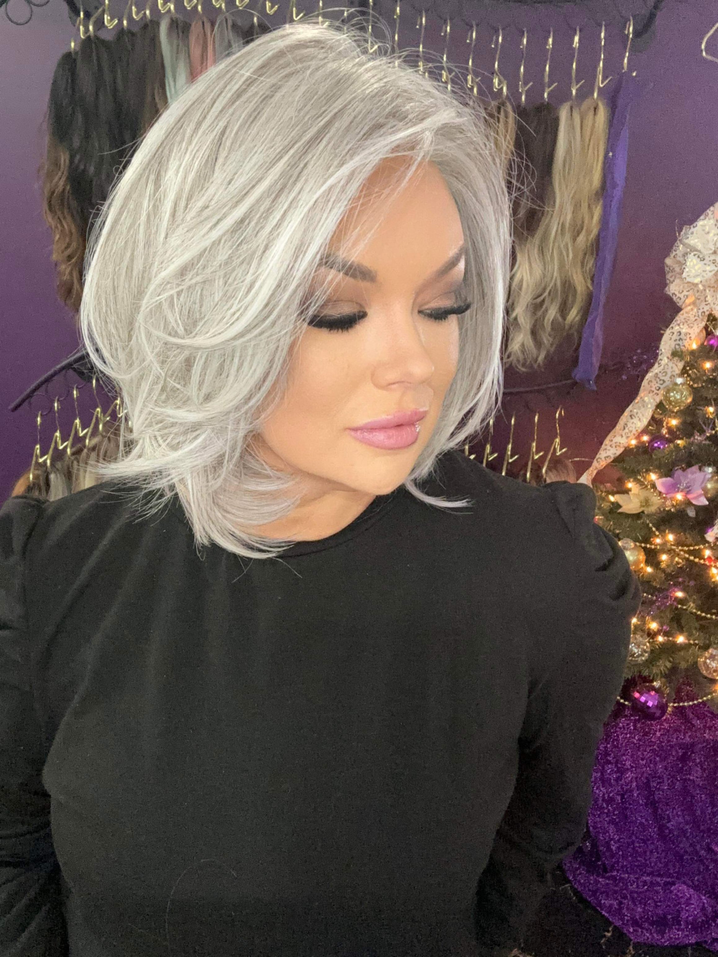 Amelia Silver Sterling HS Comfort Luxury Wig *Sample A NOT RETURNABLE*