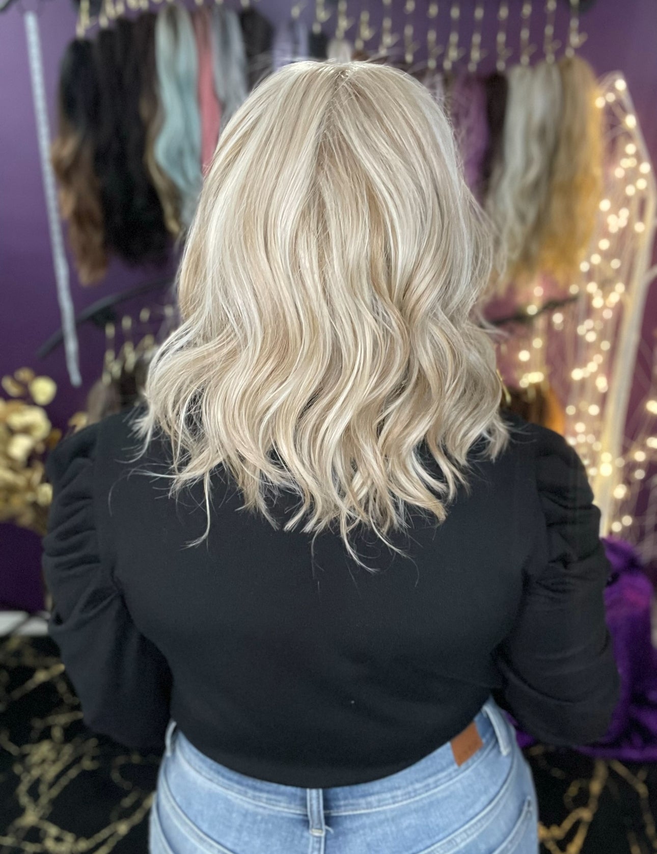 Bille Marshmallow Cream HT HS Platinum Luxury Wig Sample A Not Returnable