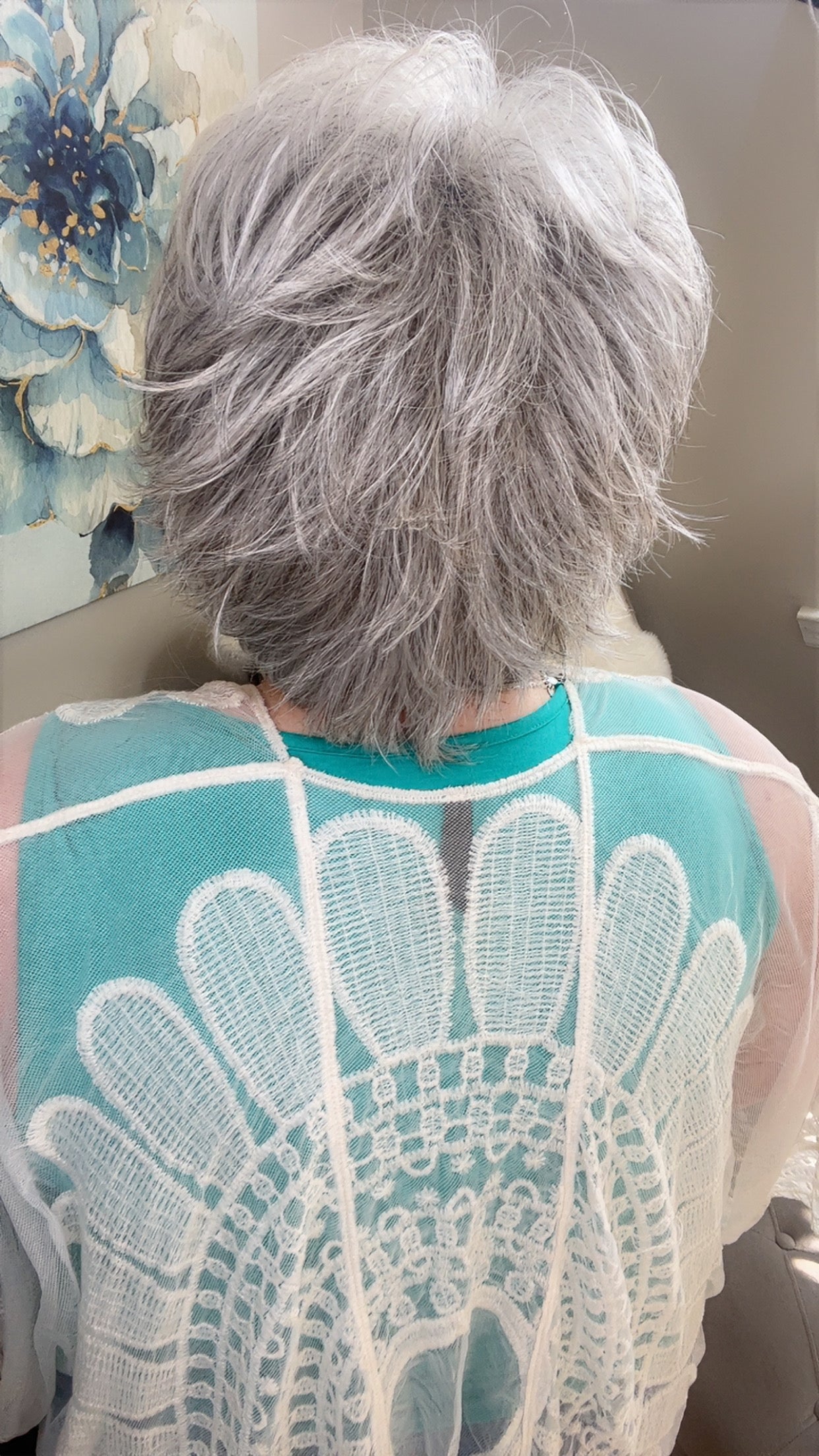 Eden Gradient Grey HS Premium Luxury Wig FL1