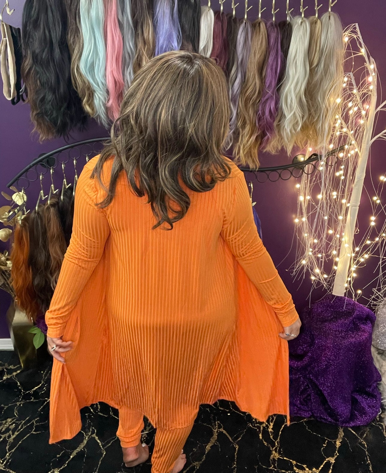 Slay all Day 3 pc Set Tangerine -AKL 343 (ships 14 days)