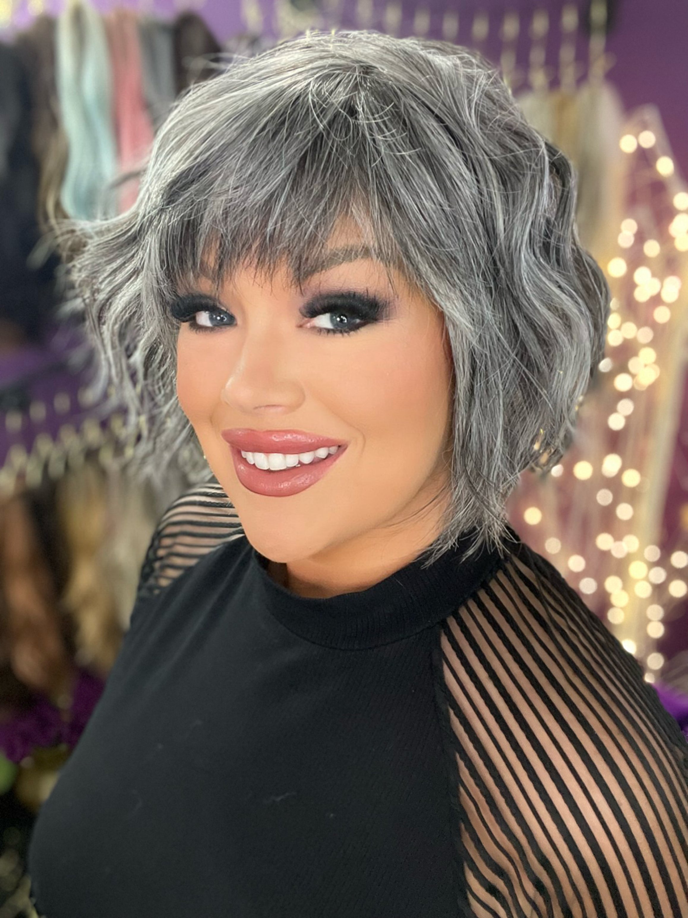 Stella Salt & Pepper HS Premium Luxury Wig FL1 W6355