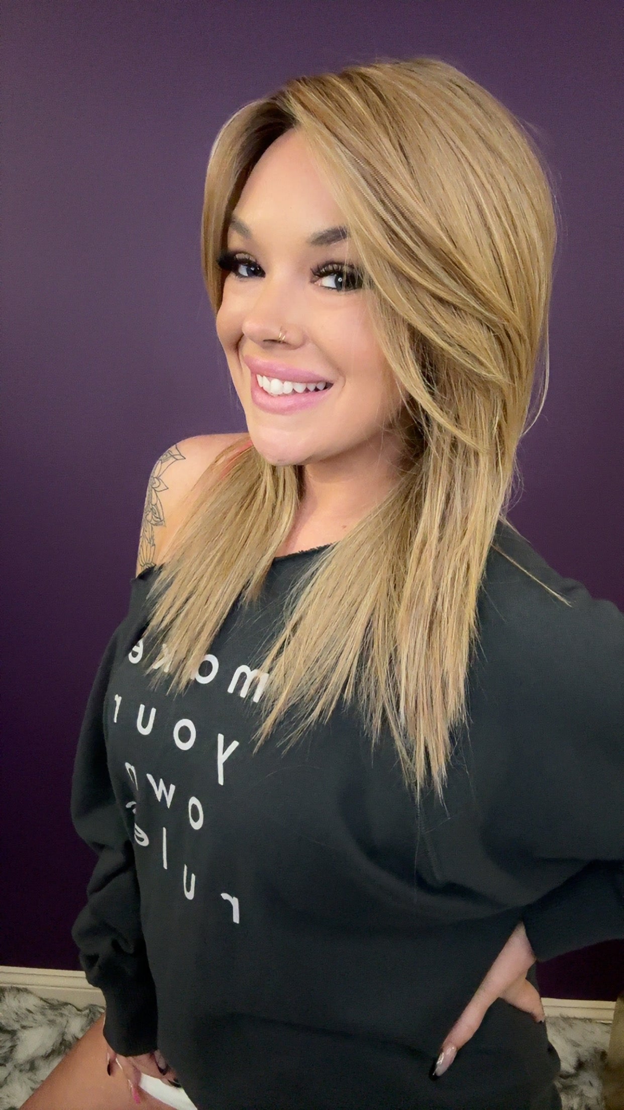 Blake Praline Blonde HS HT Diamond Luxury Wig CA1