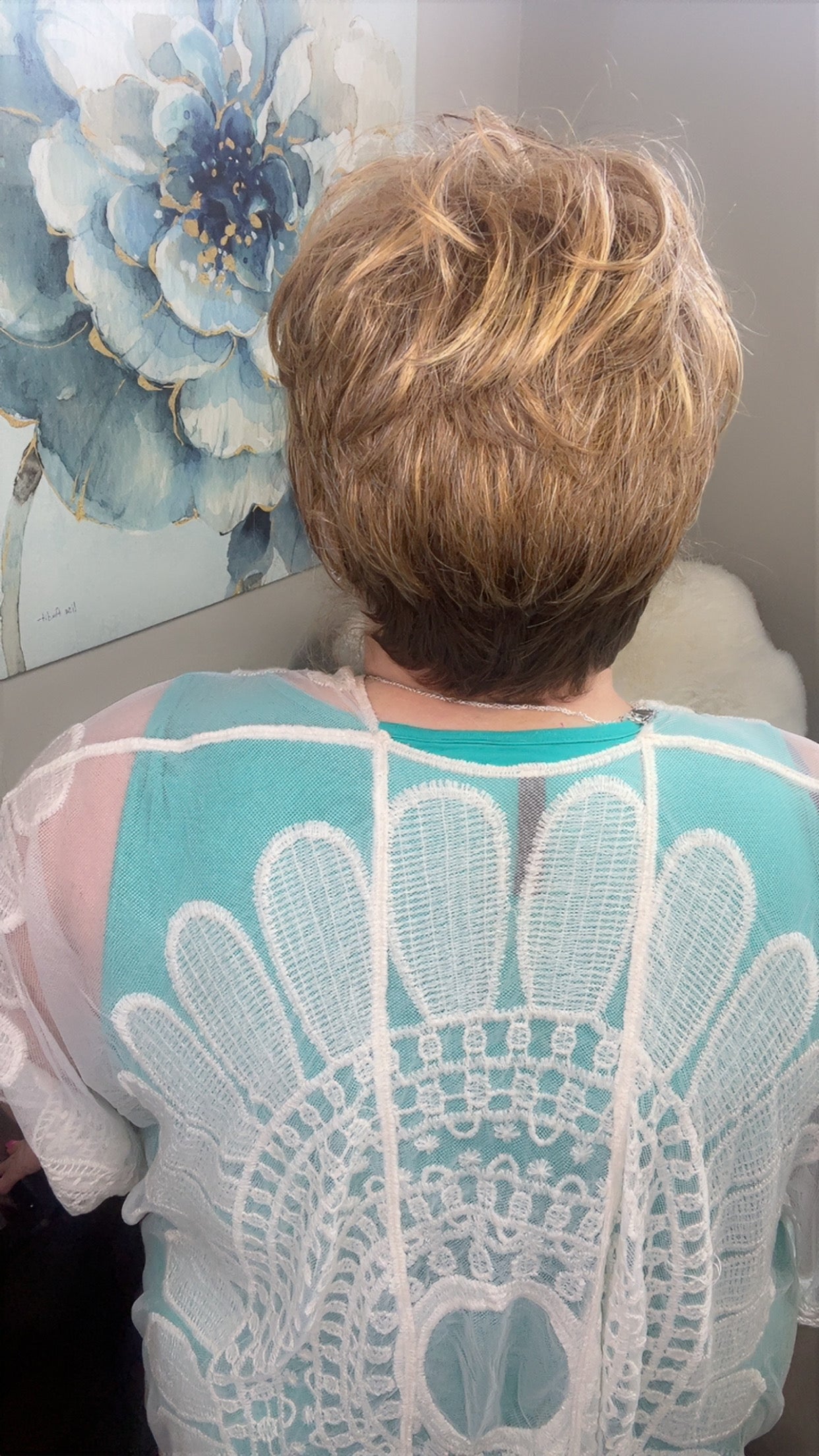 Alice – Luxury Wig by Chic Lifestyle Shown in Peanut Butter Fudge.