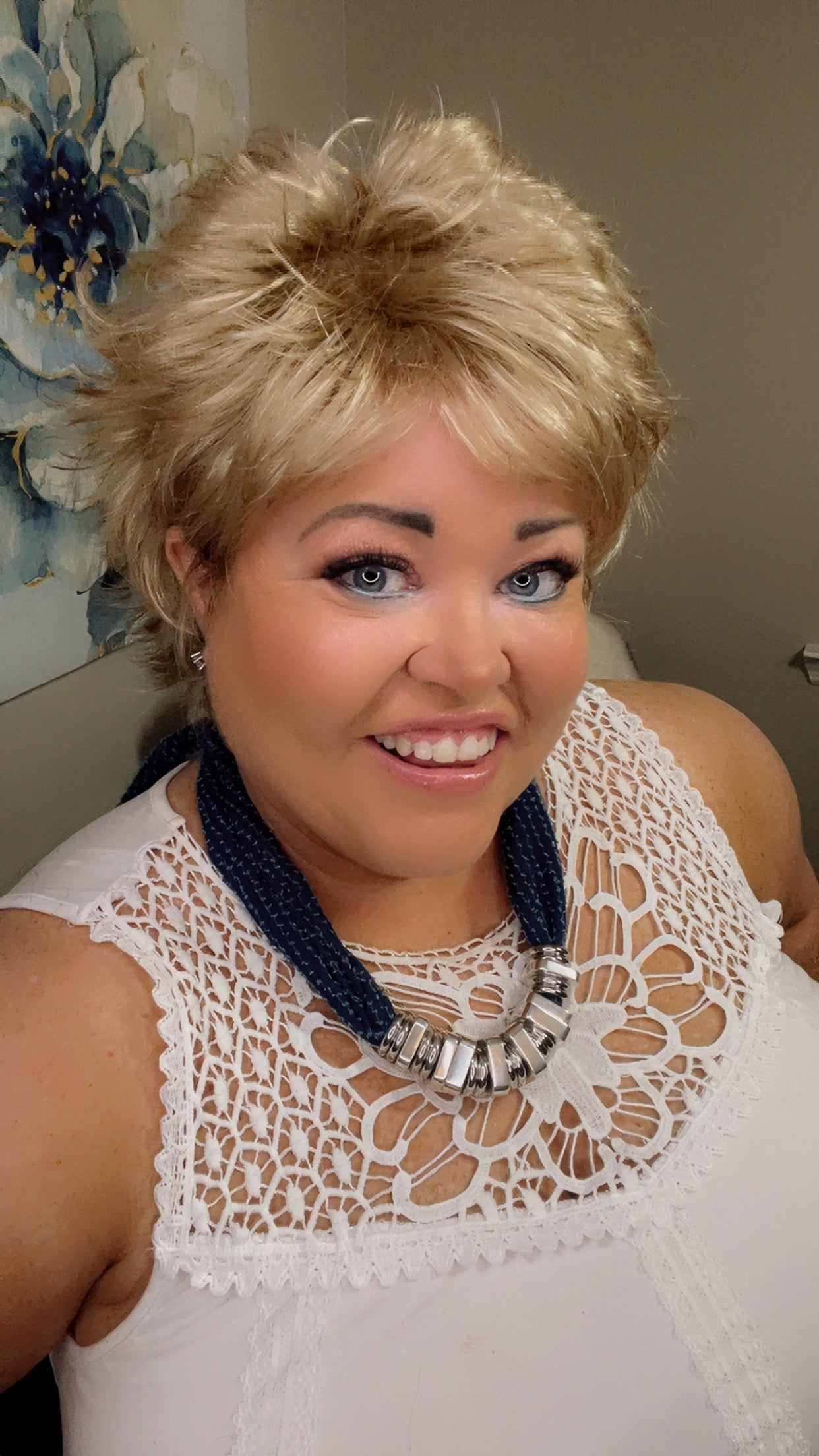 Dana Satin Gold NHS Premium Luxury Wig FL1