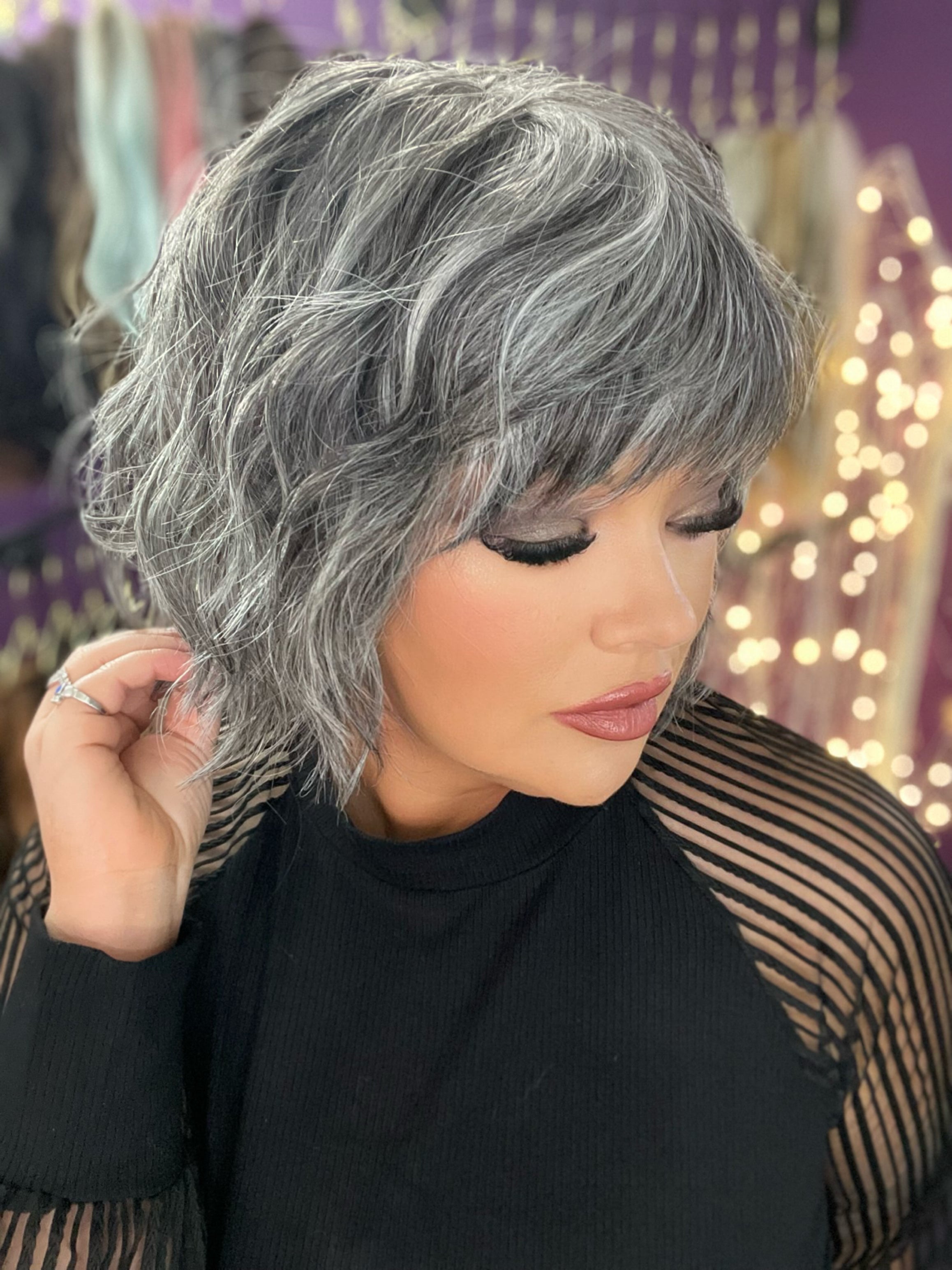 Stella Salt & Pepper HS Premium Luxury Wig FL1 W6355