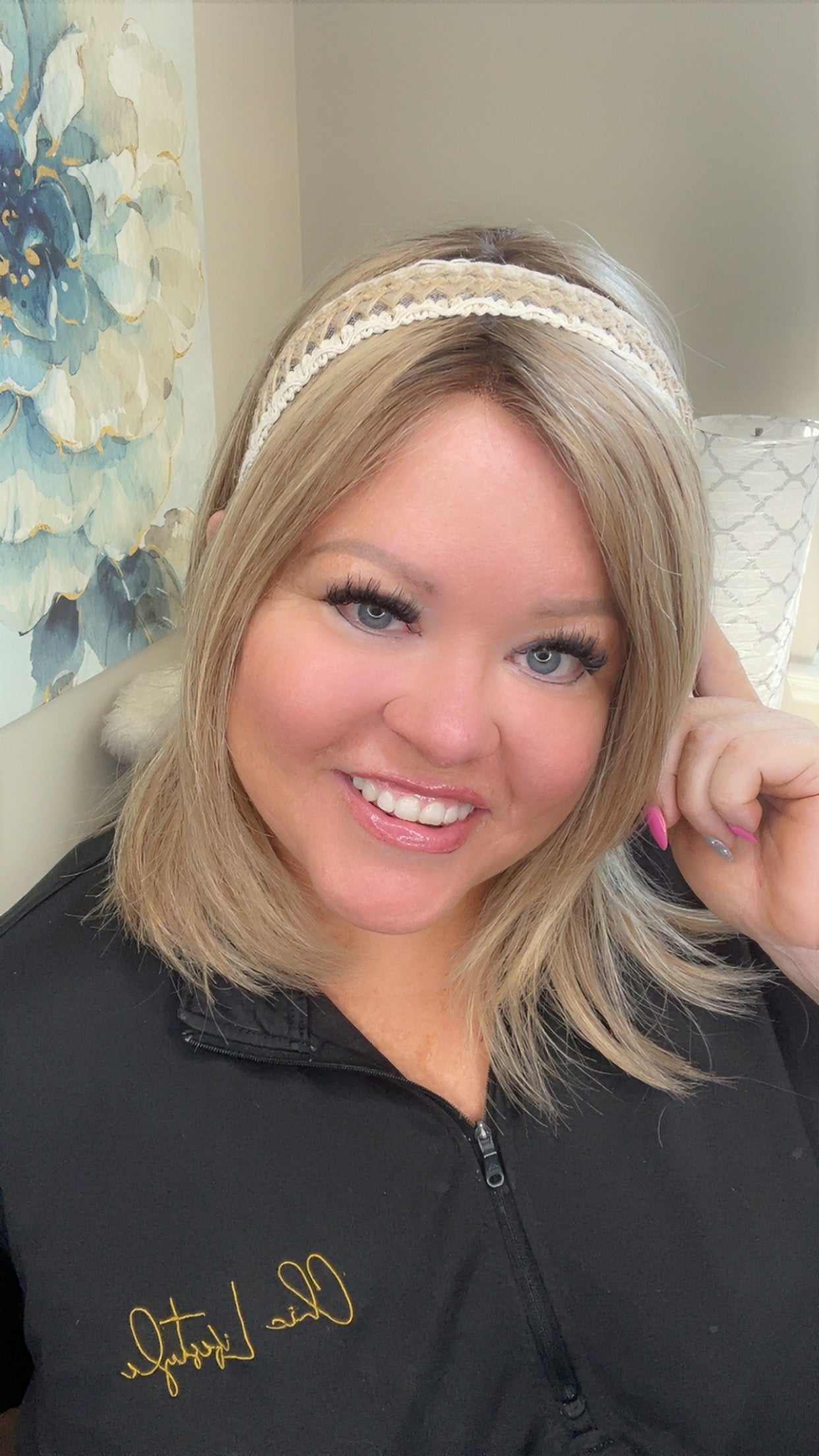 Diademas de macramé estilo bohemio neutro de ancho medio, 2 piezas - LW3 A157