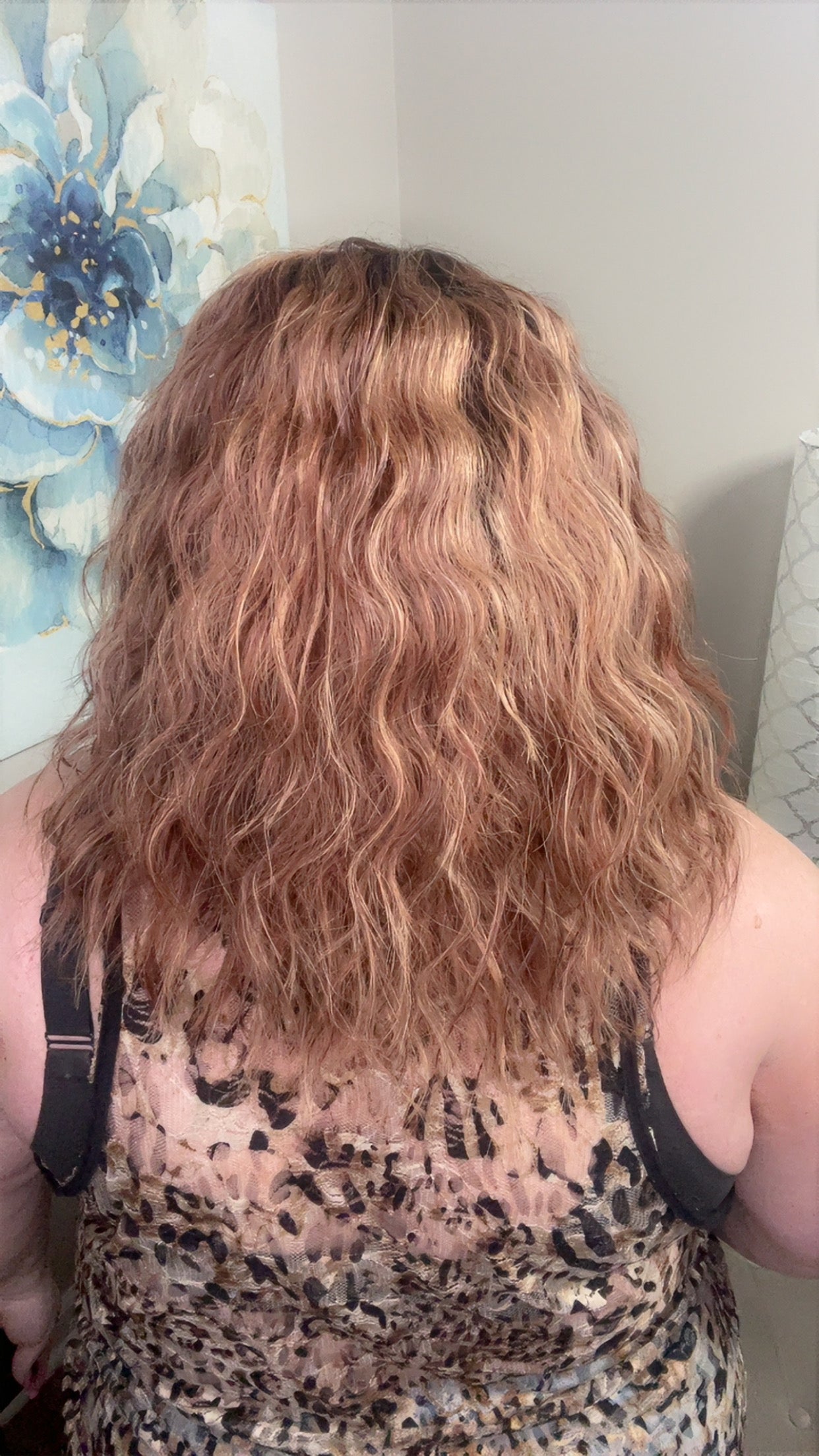 Human Hair Wig 1009 16" Hand-Tied Strawberry Blonde Blend