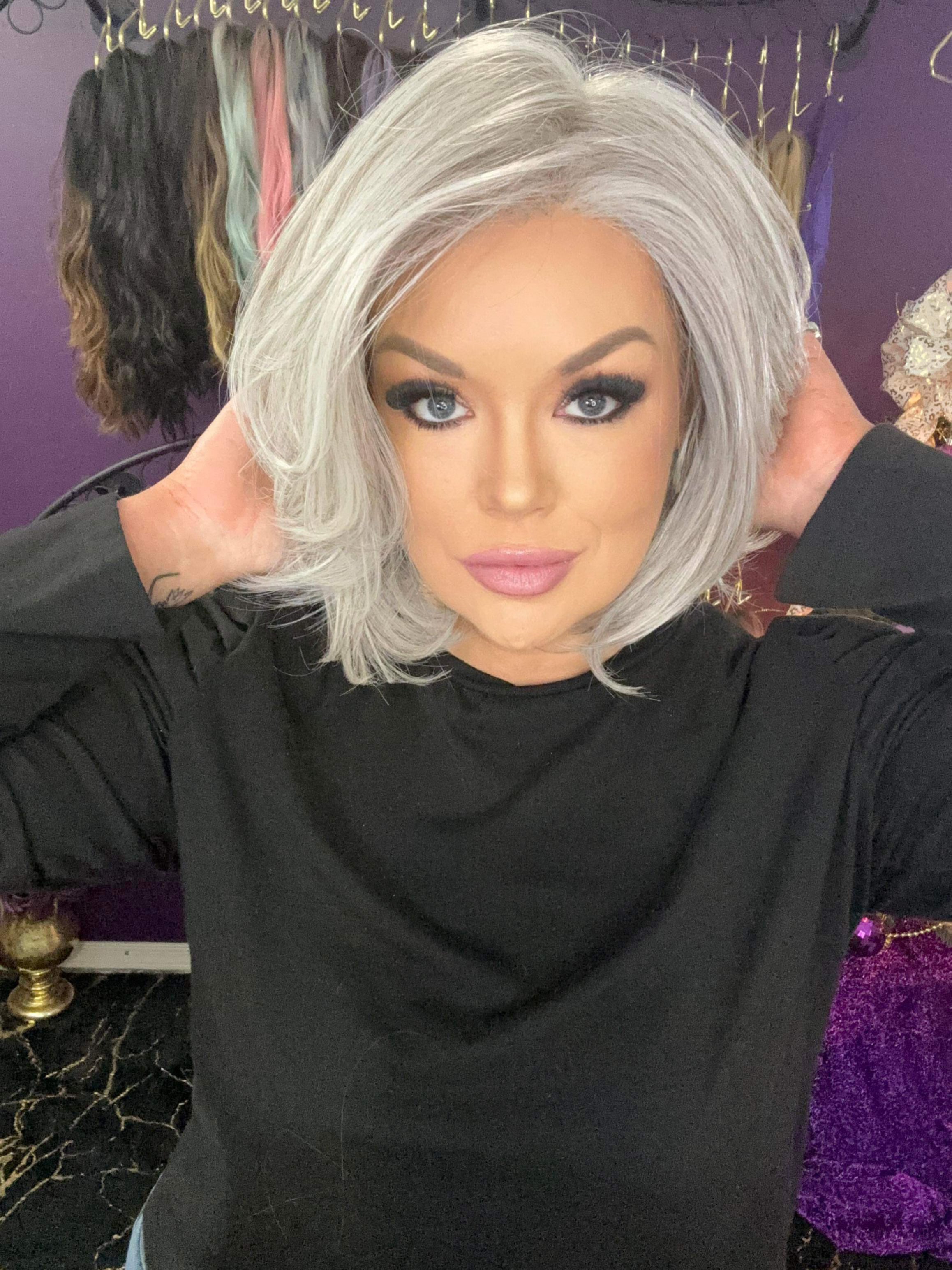 Amelia Silver Sterling HS Comfort Luxury Wig *Sample A NOT RETURNABLE*