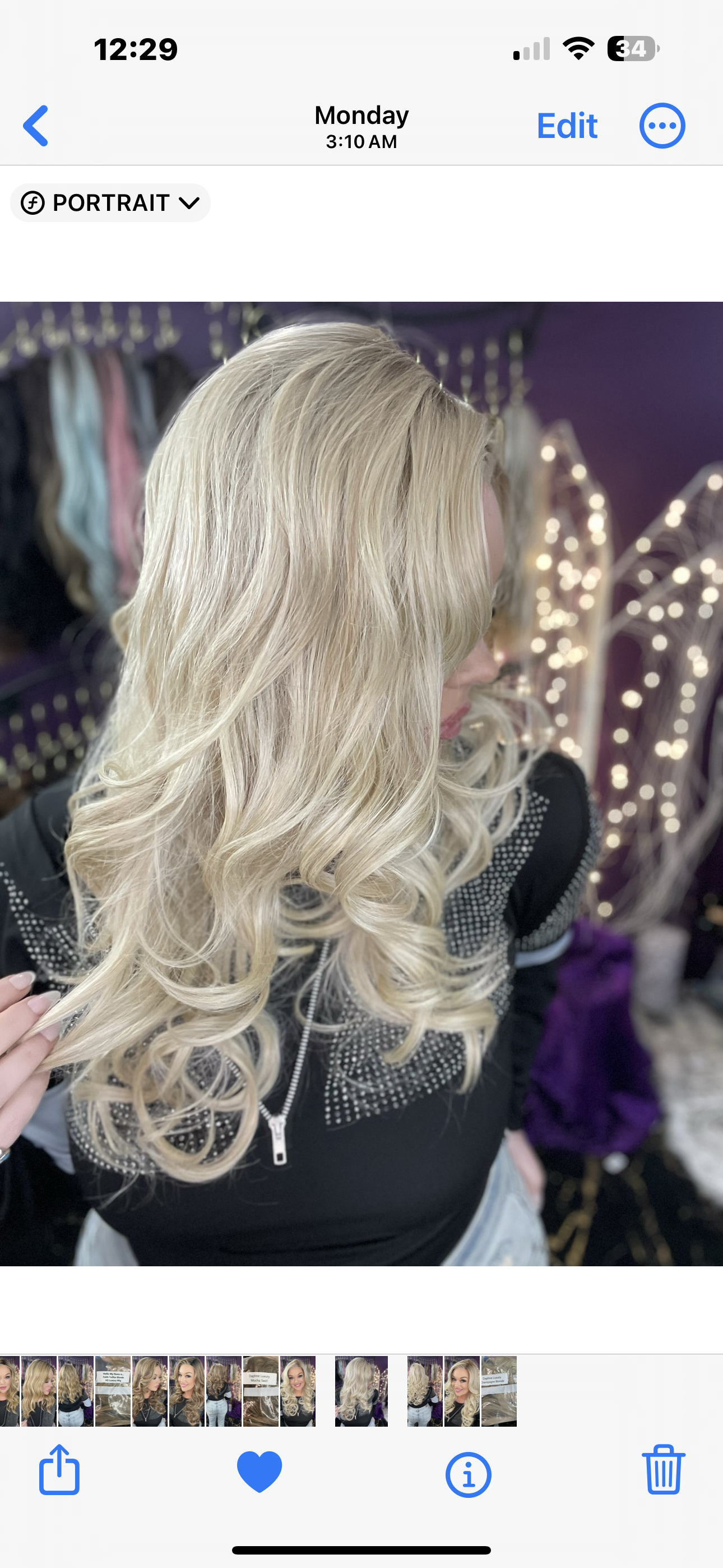 Daphne Champagne Blonde DCT W236