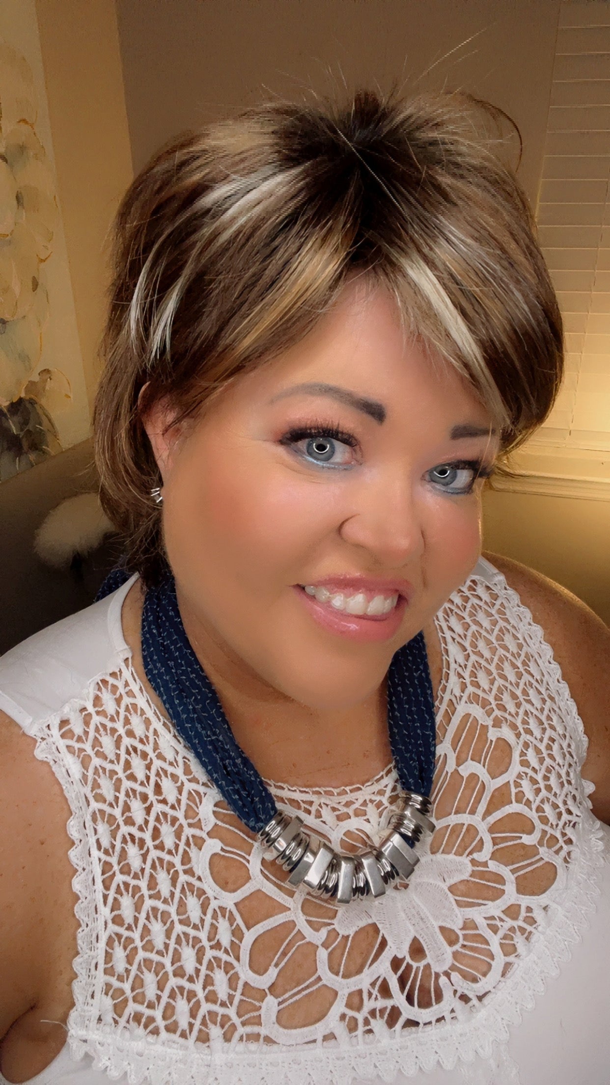 Louise Dark Amber NHS Premium Luxury Wig FL1