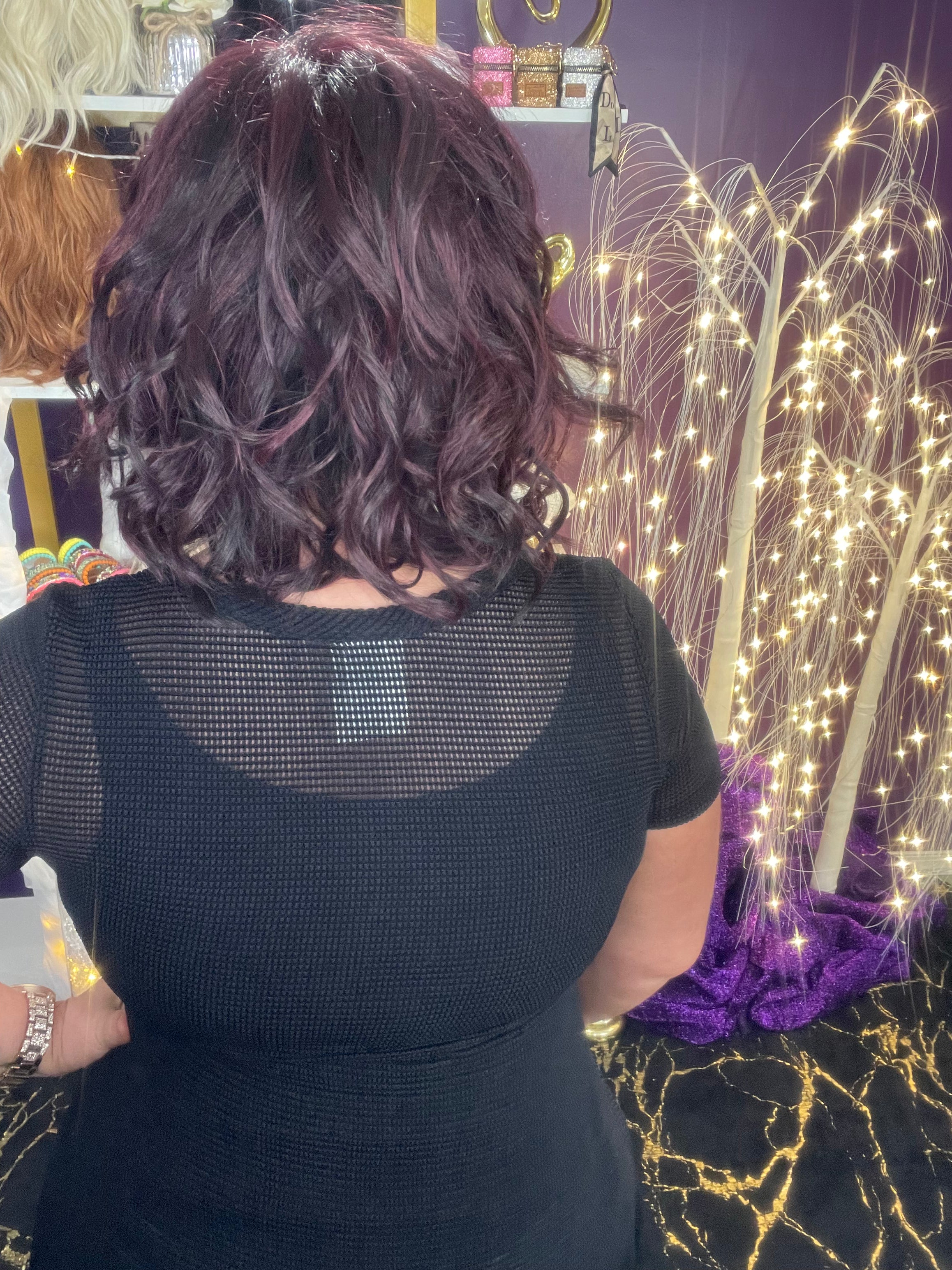 Dee Burgundy Blend HS Luxury Wig W6170