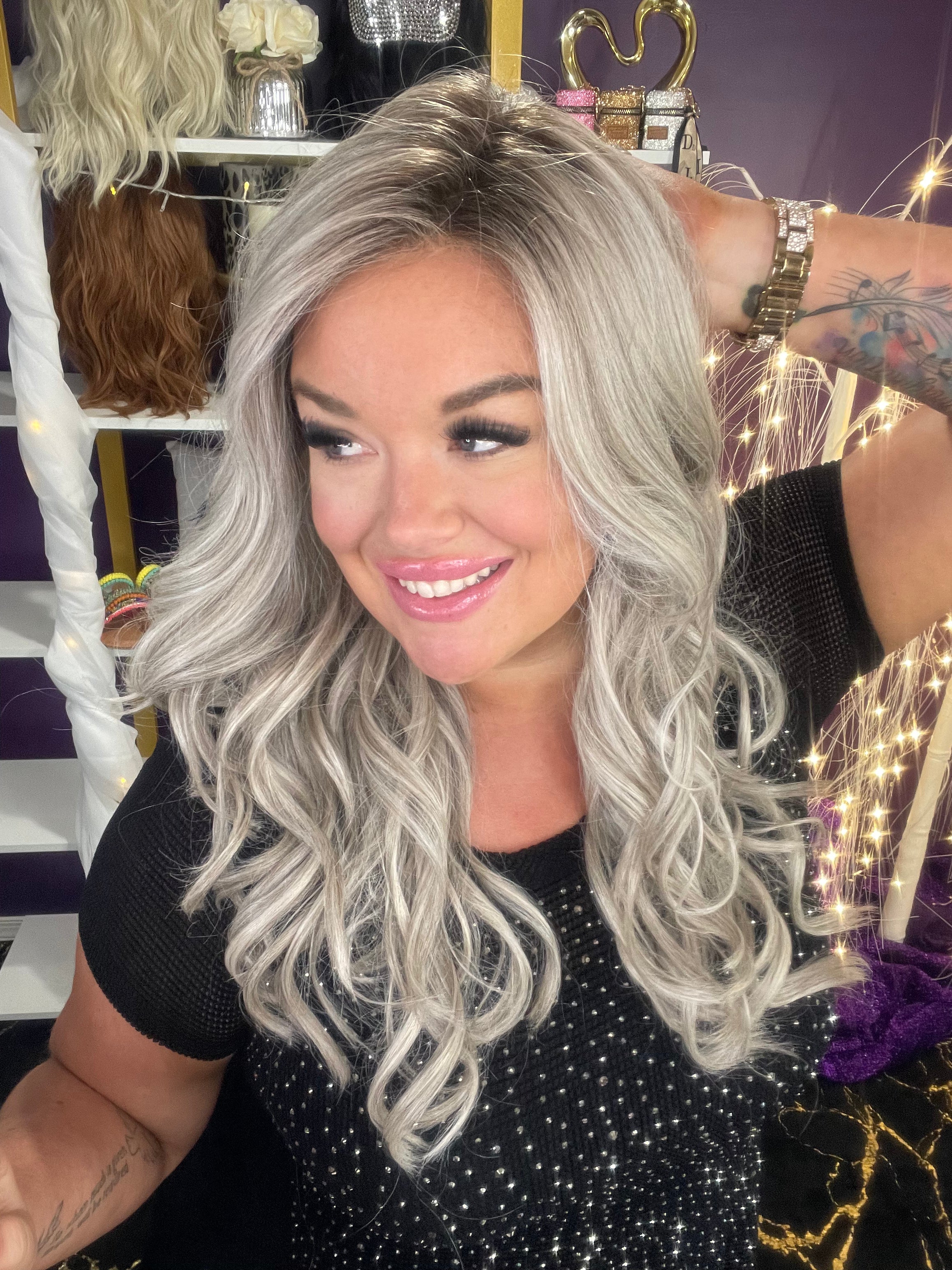 Brooklyn Frosted Blonde HS Luxury Wig W6186