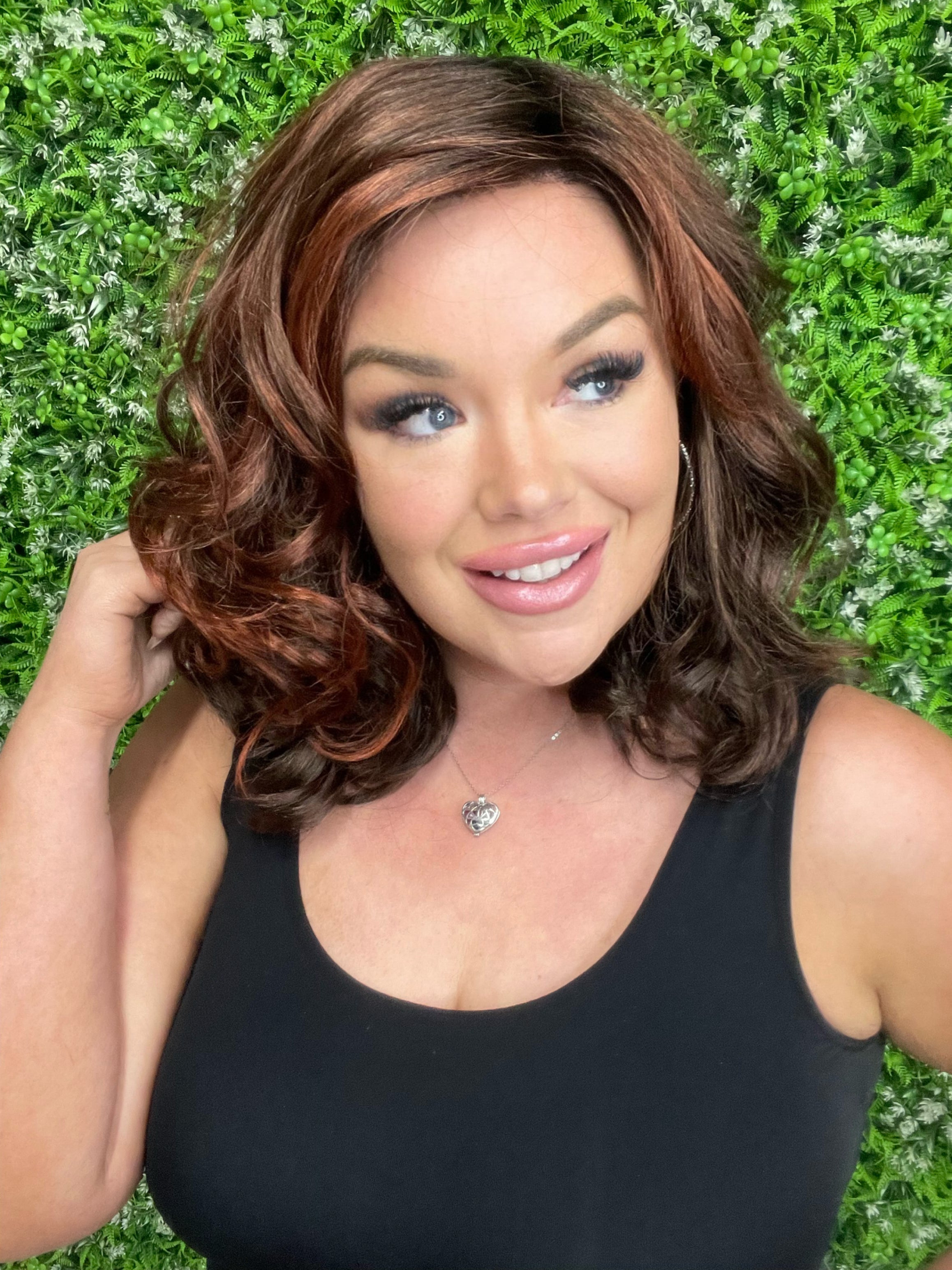 Hope Chocolate Covered Cherry NHS Luxury Wig IN1 W6140