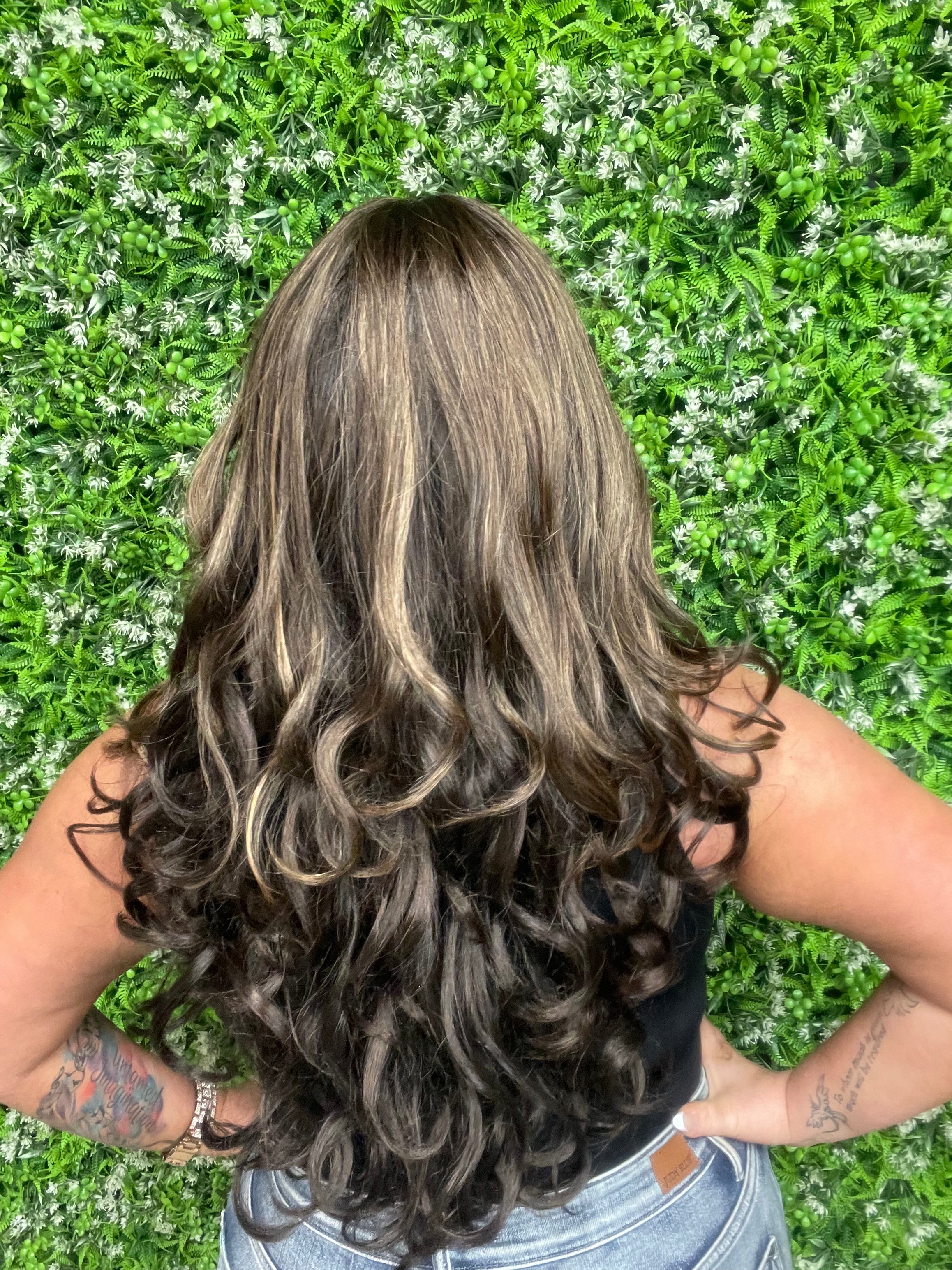 Camdyn Espresso W/ Cream NHS Luxury Wig IN1 W6149