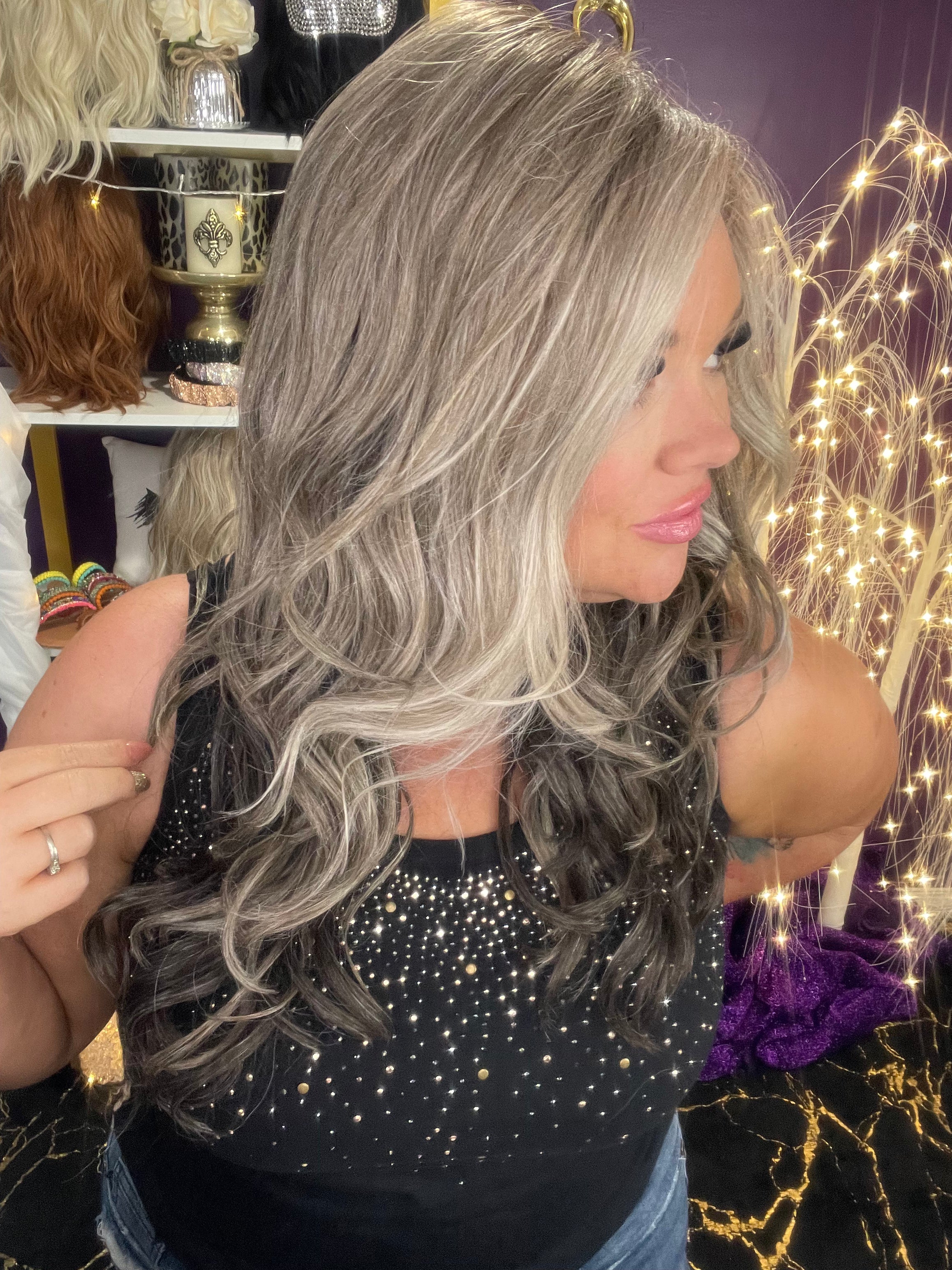 Brooklyn Silver Fox HS Luxury Wig W6181