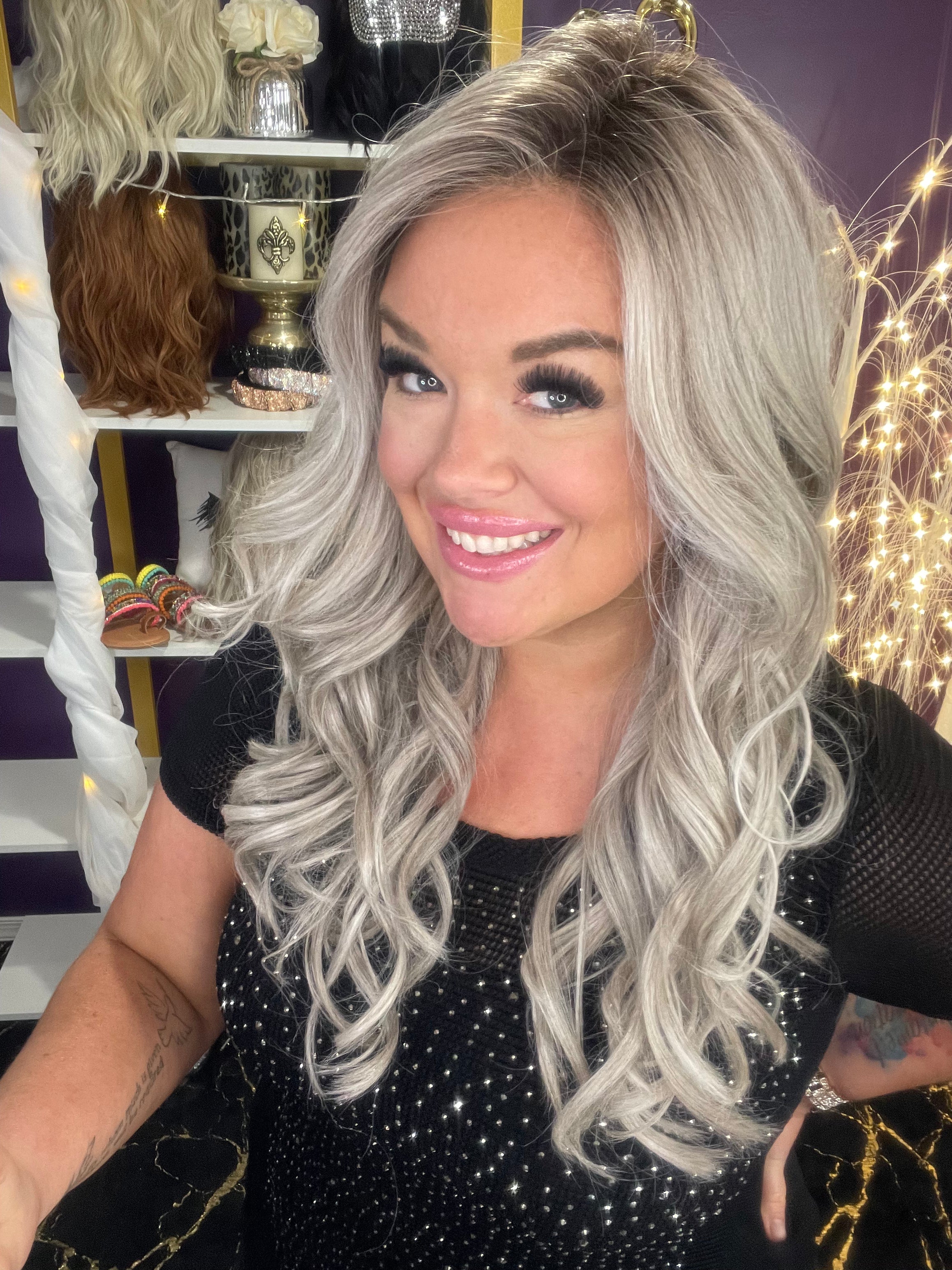 Brooklyn Frosted Blonde HS Luxury Wig W6186