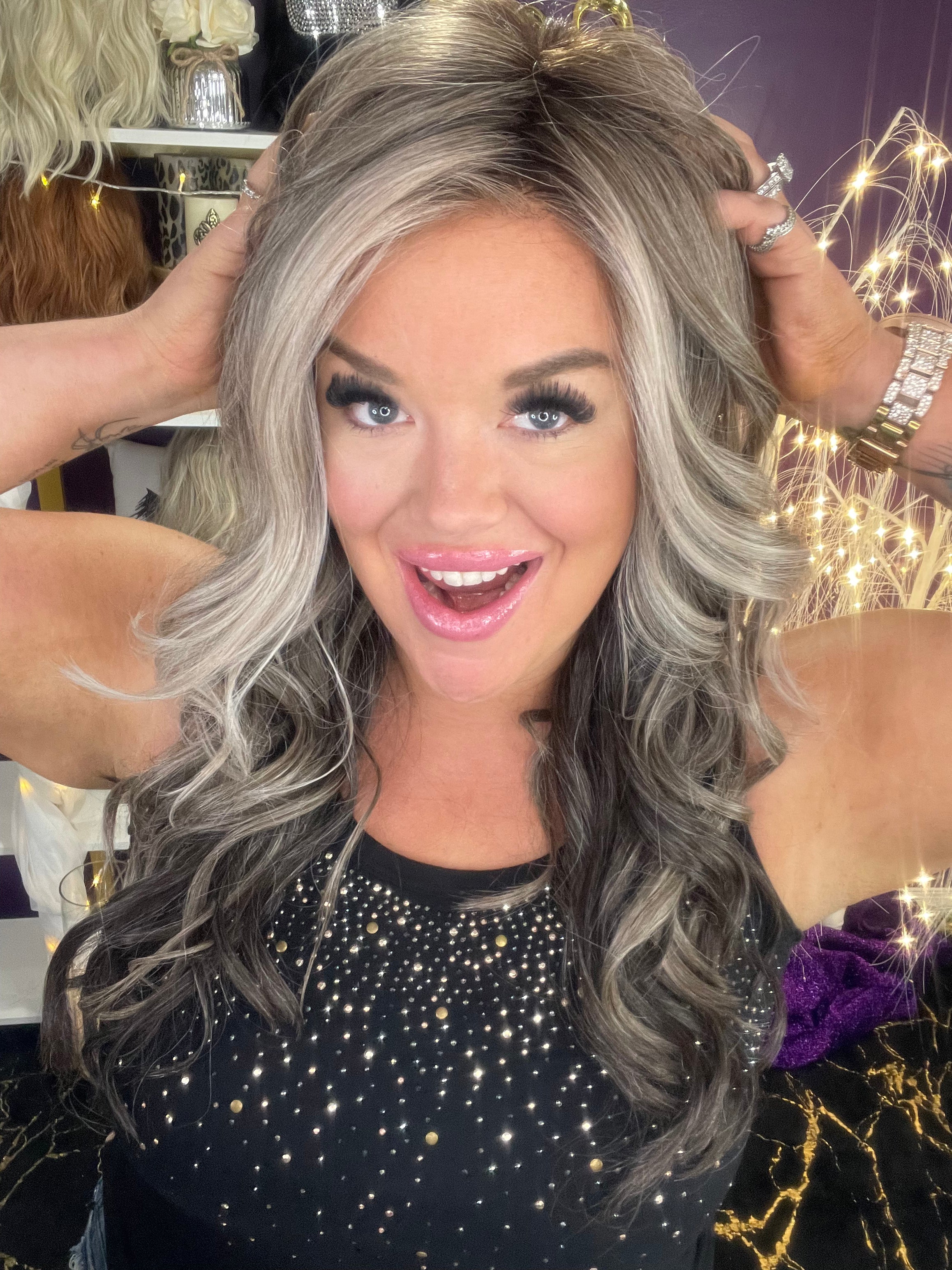 Brooklyn Silver Fox HS Luxury Wig W6181