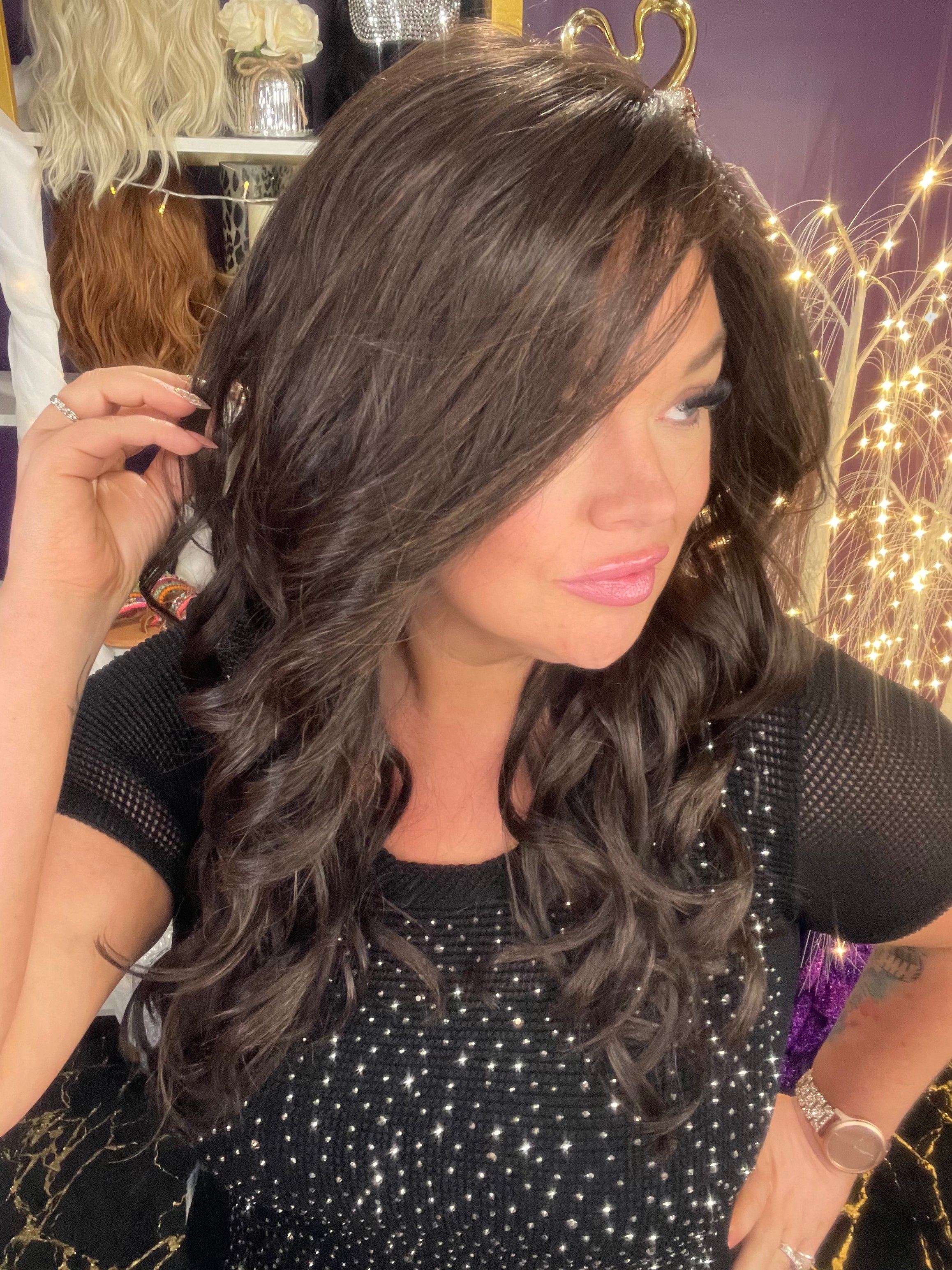 Brooklyn Espresso Brown HS Luxury Wig W6183