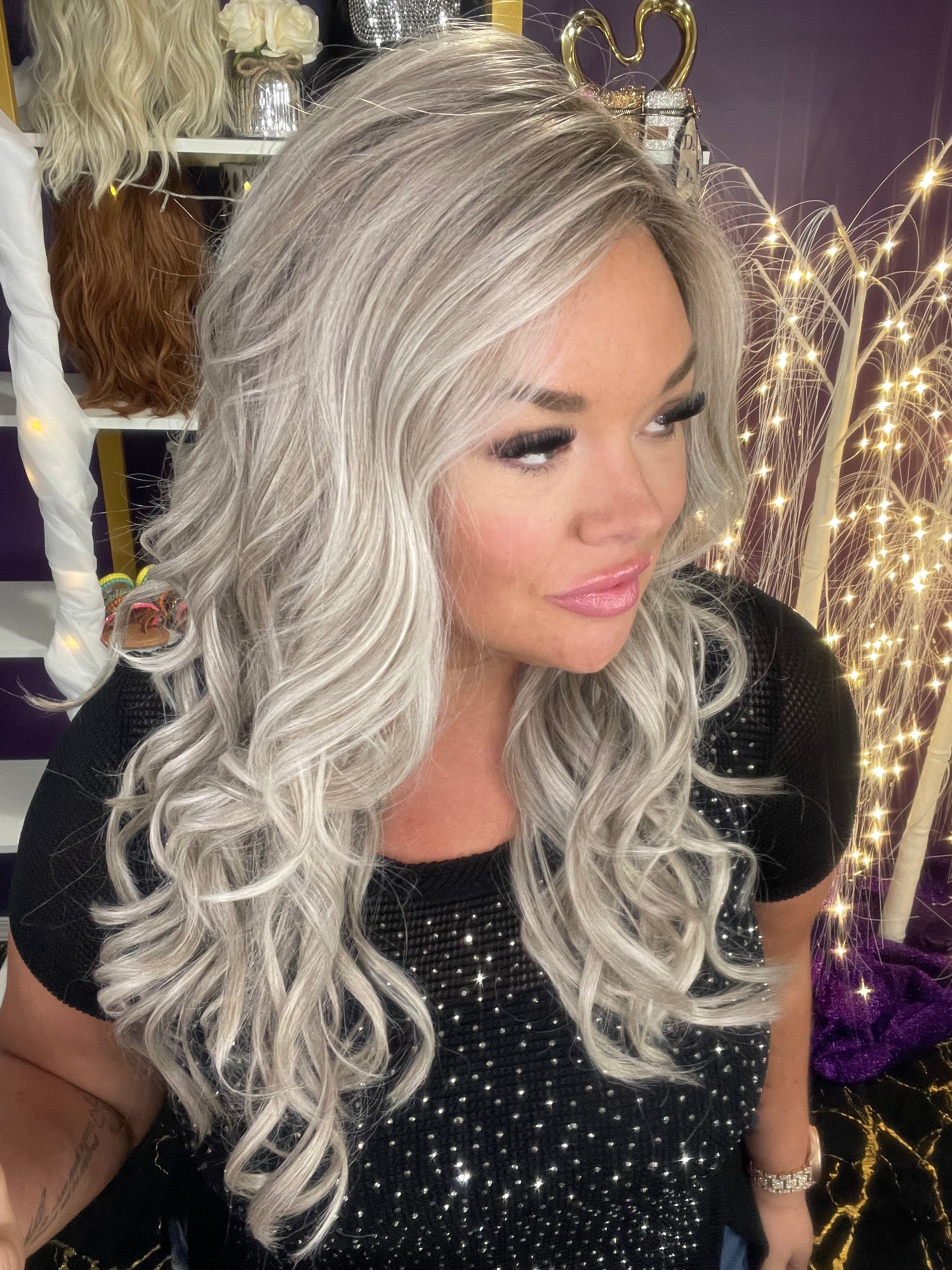 Brooklyn Frosted Blonde HS Luxury Wig W6186