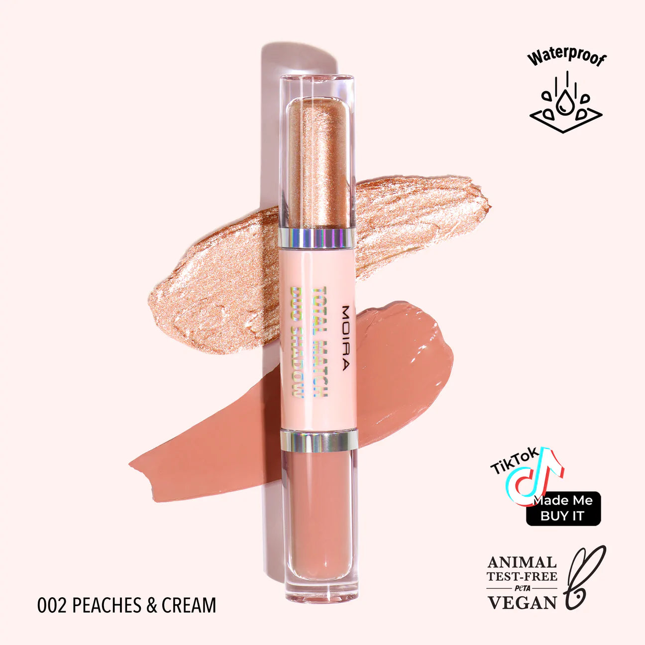 Total Match Duo Shadow, 002 Peaches & Cream