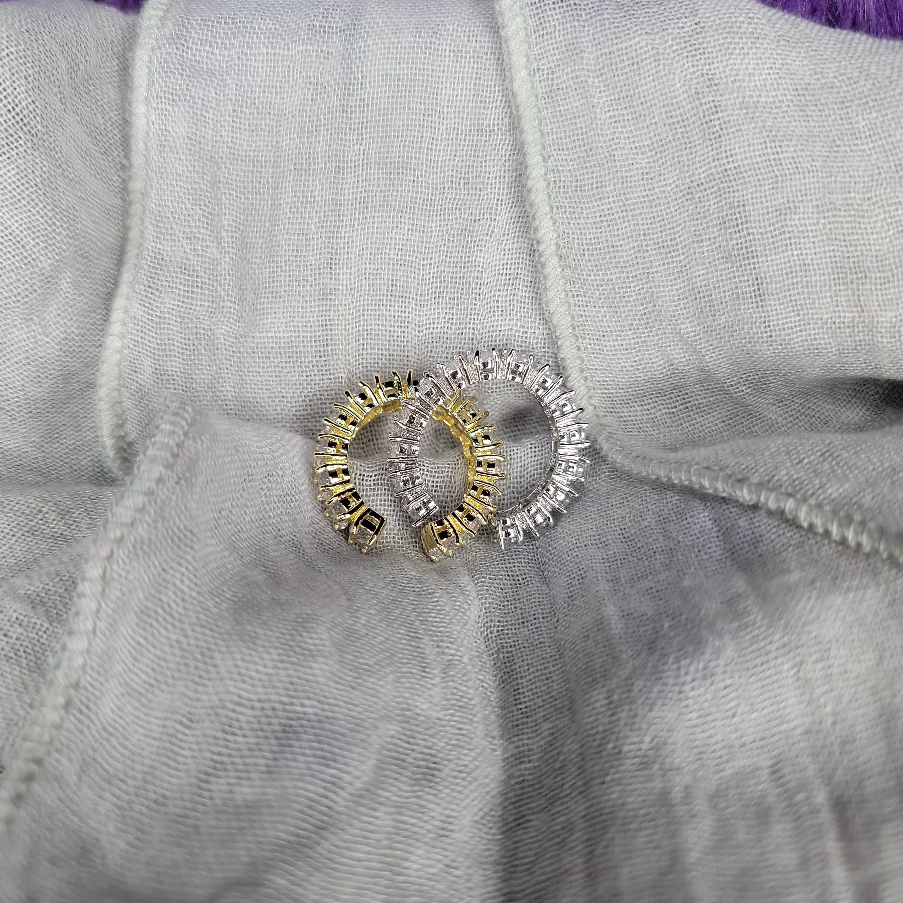 Adjustable CZ Anniversary band 7097