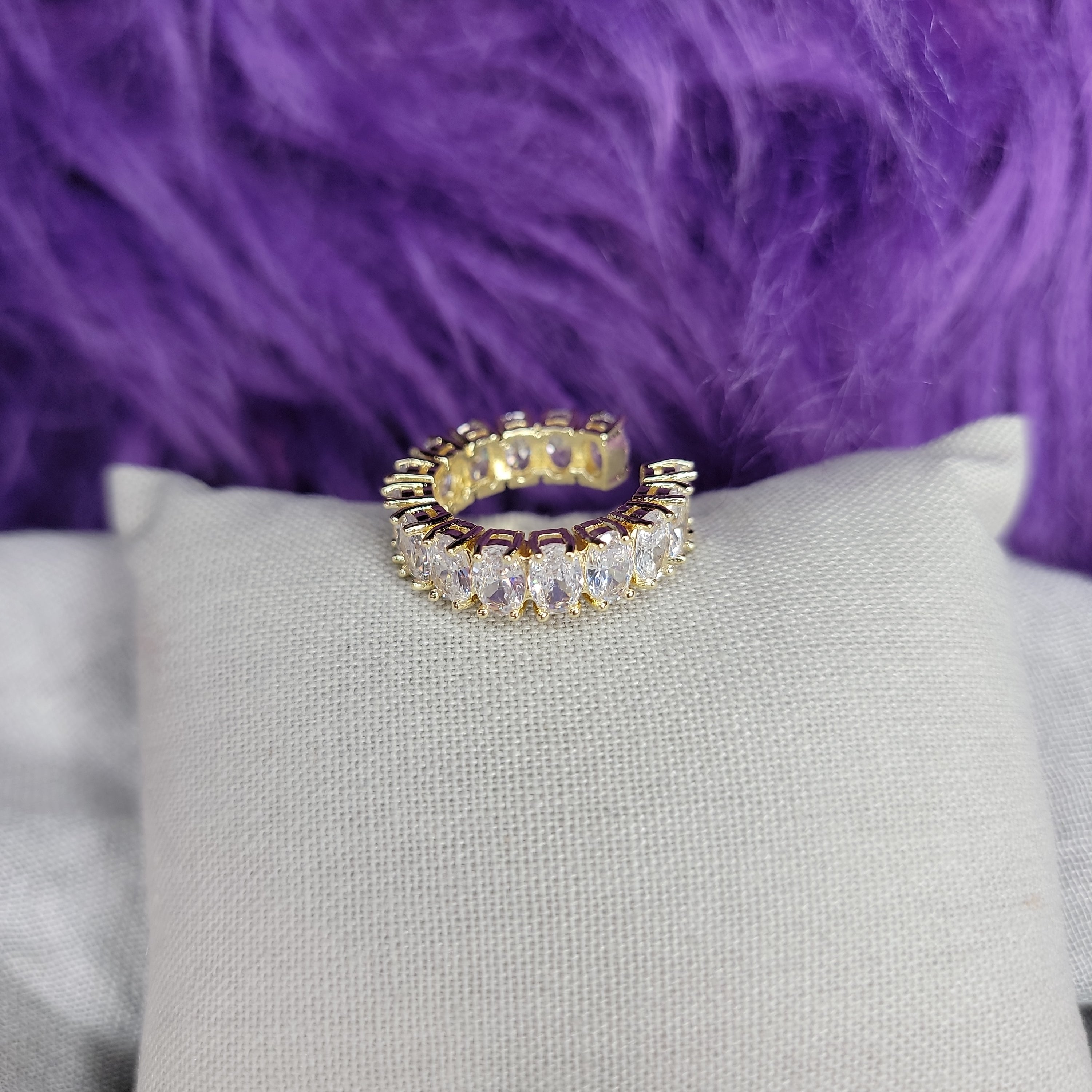 Adjustable CZ Anniversary band 7097