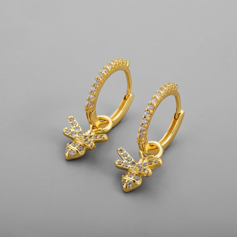 Small bumblebee hoops 7087