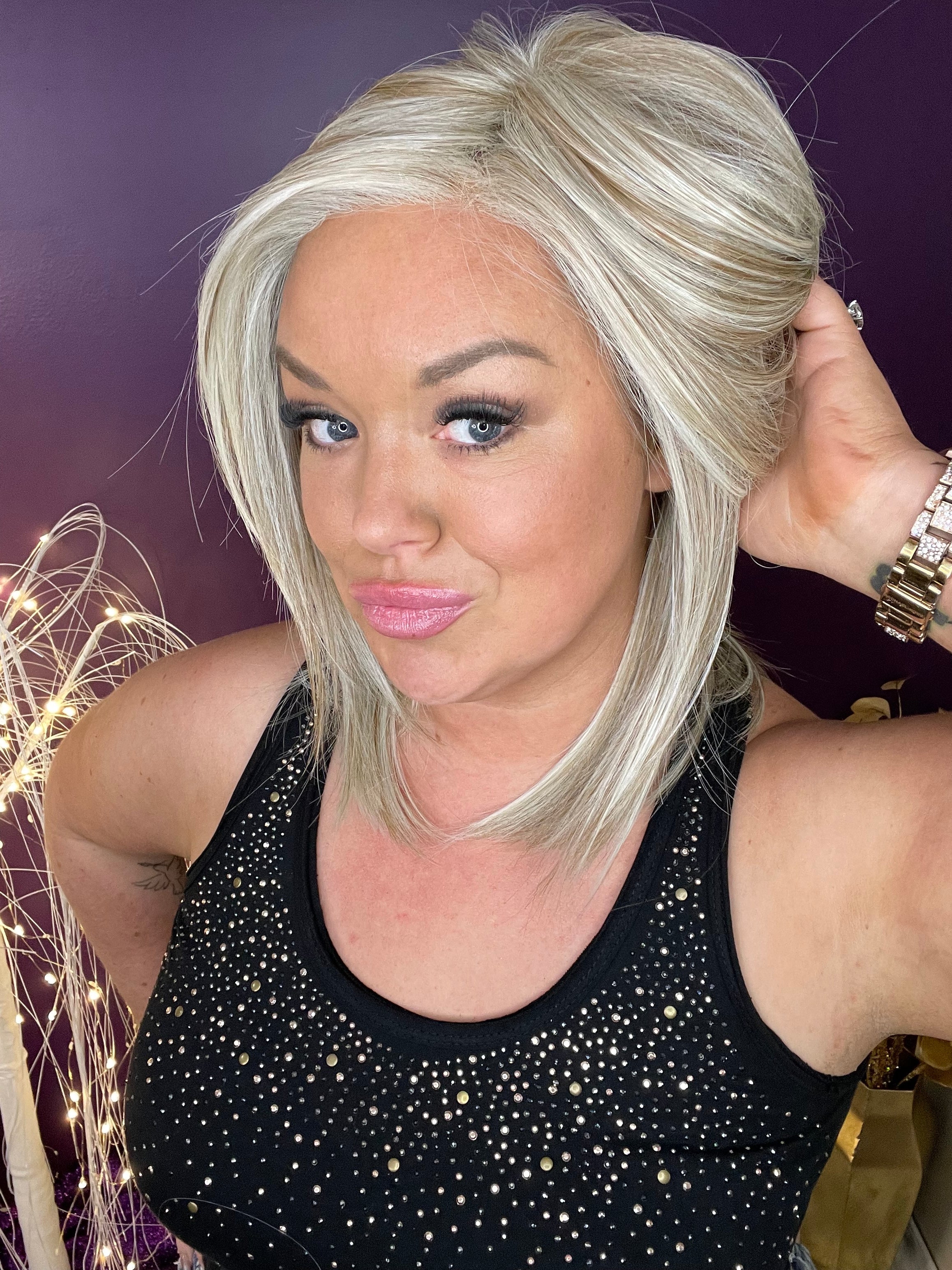 Mindy Non-Rooted Smoking Hot Blonde DCT W617