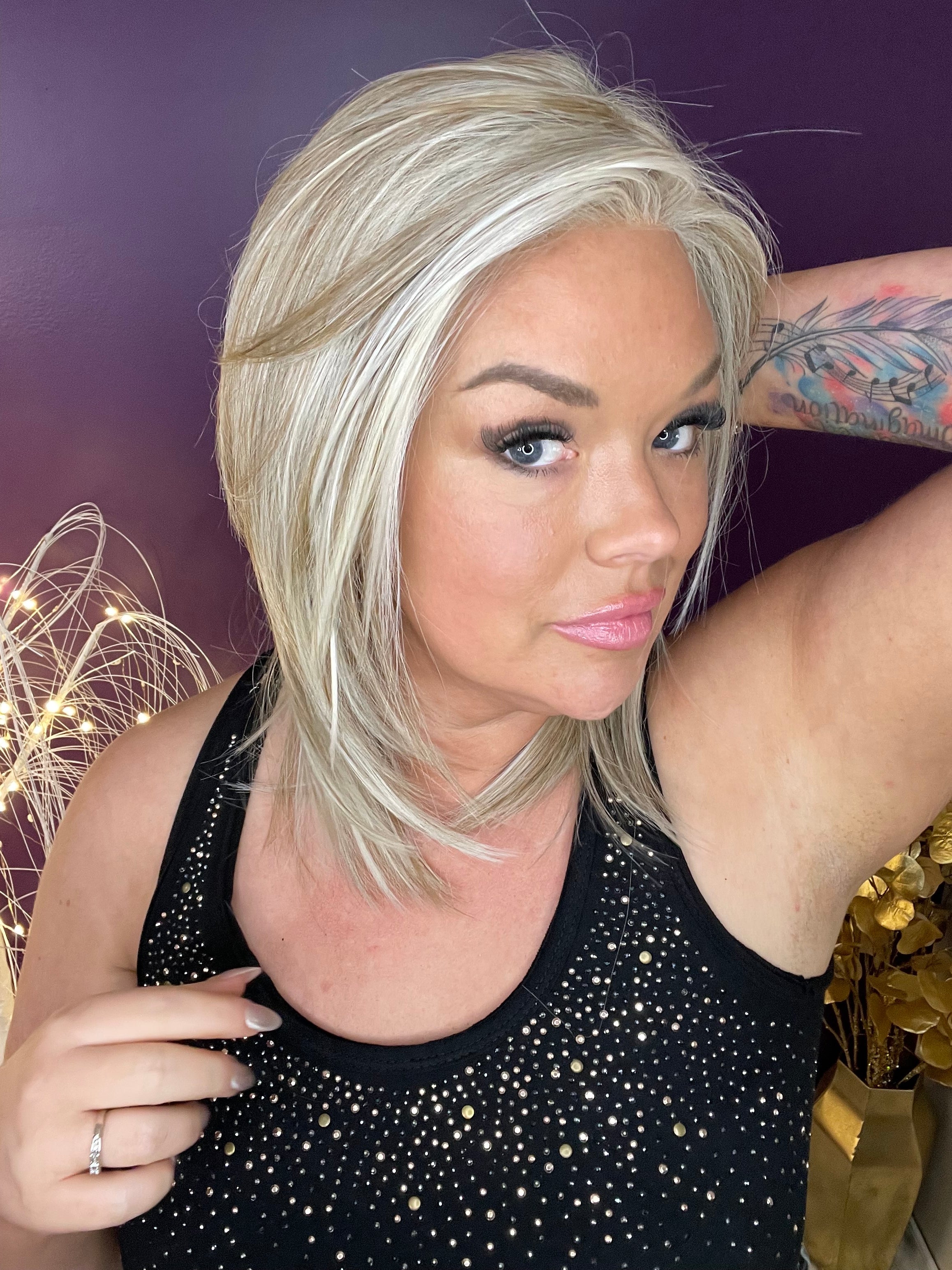 Mindy Non-Rooted Smoking Hot Blonde DCT W617