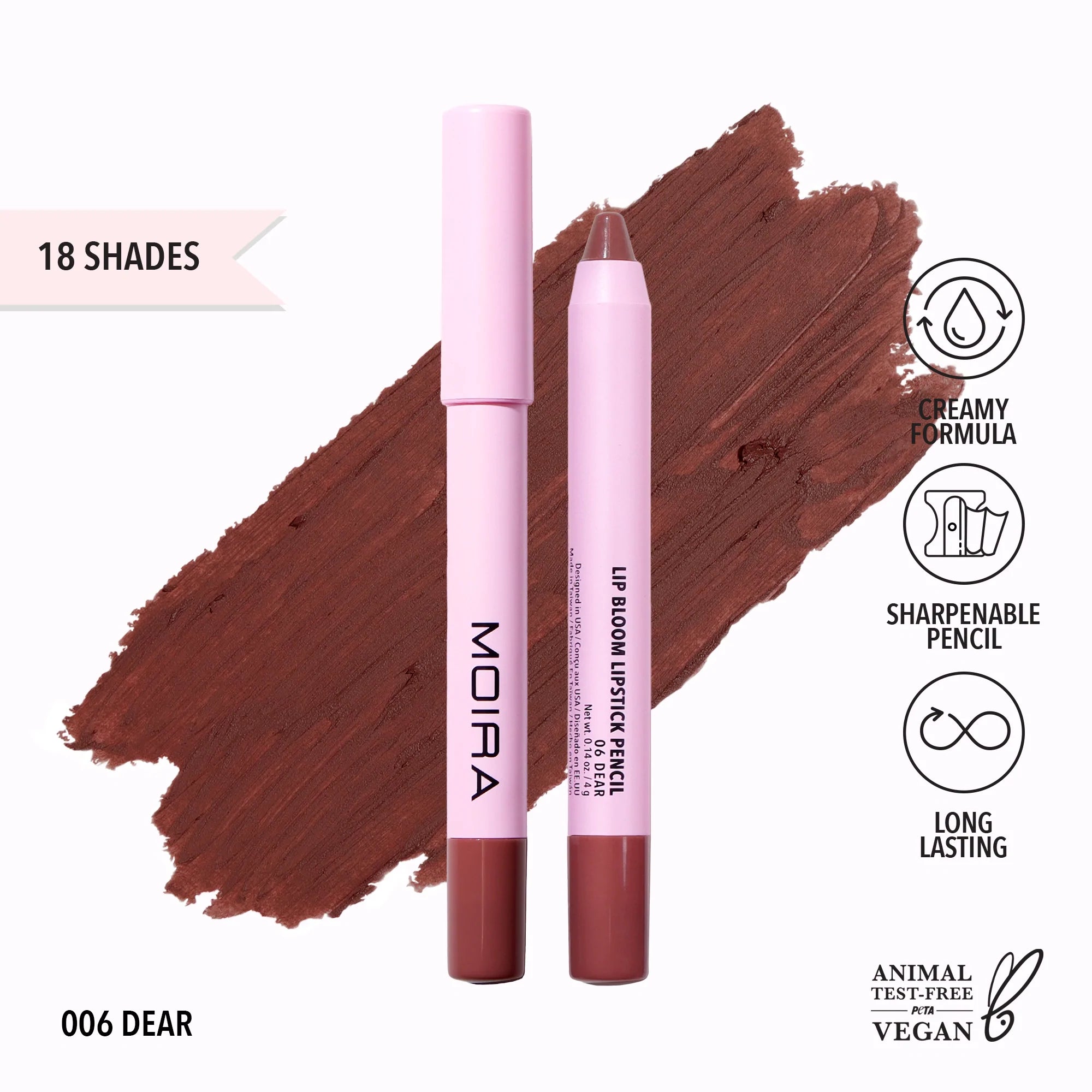 L124 Lip Bloom Lipstick Pencil- 006, Dear