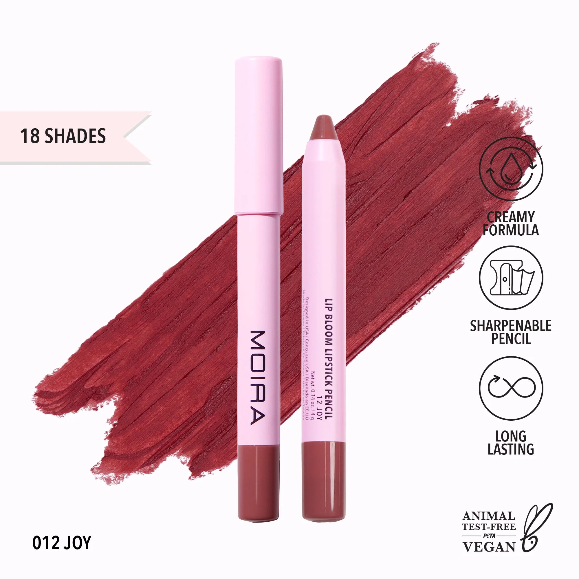 L150 Lip Bloom Lipstick Pencil- 012, Joy