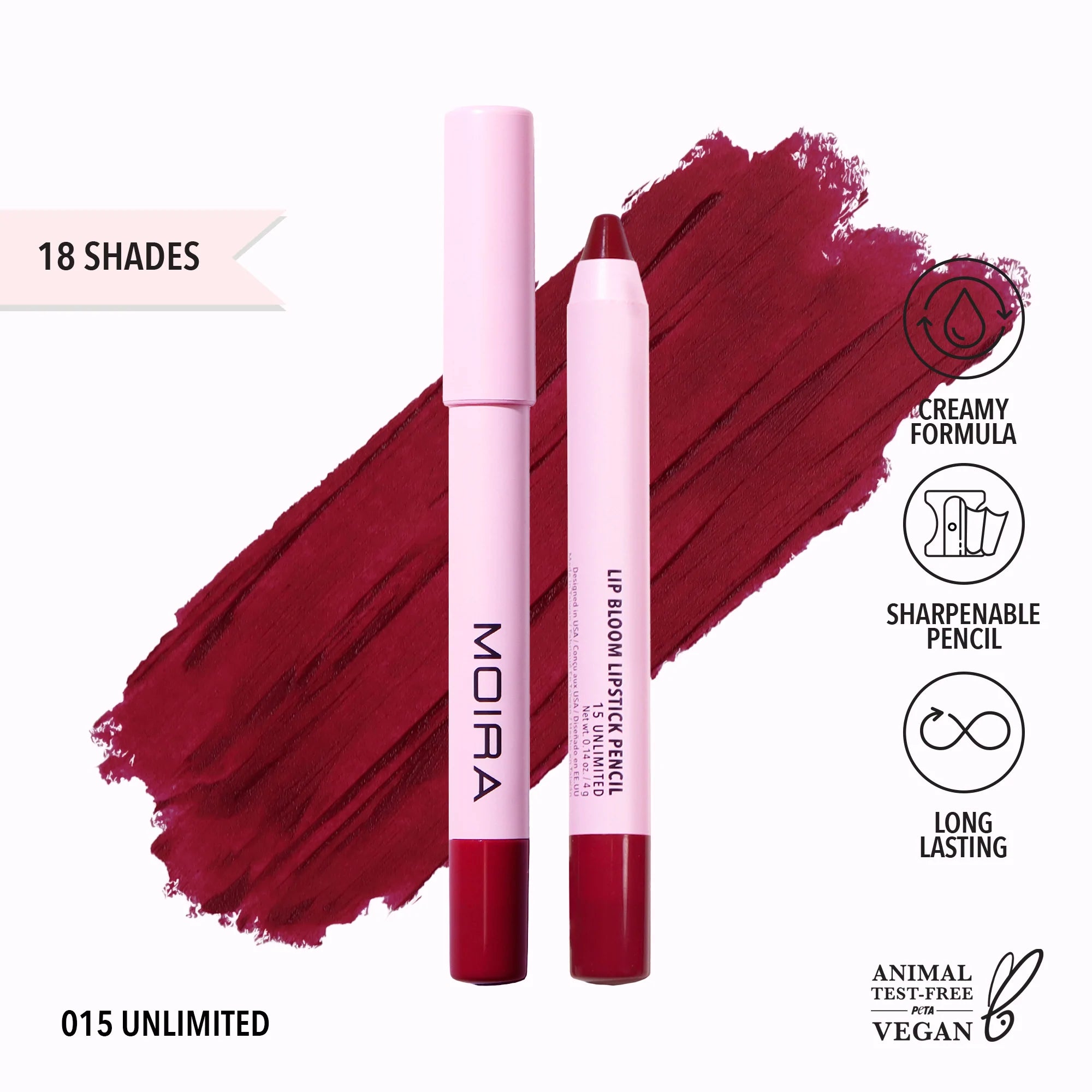 L153 Lip Bloom Lipstick Pencil- 015, Unlimited