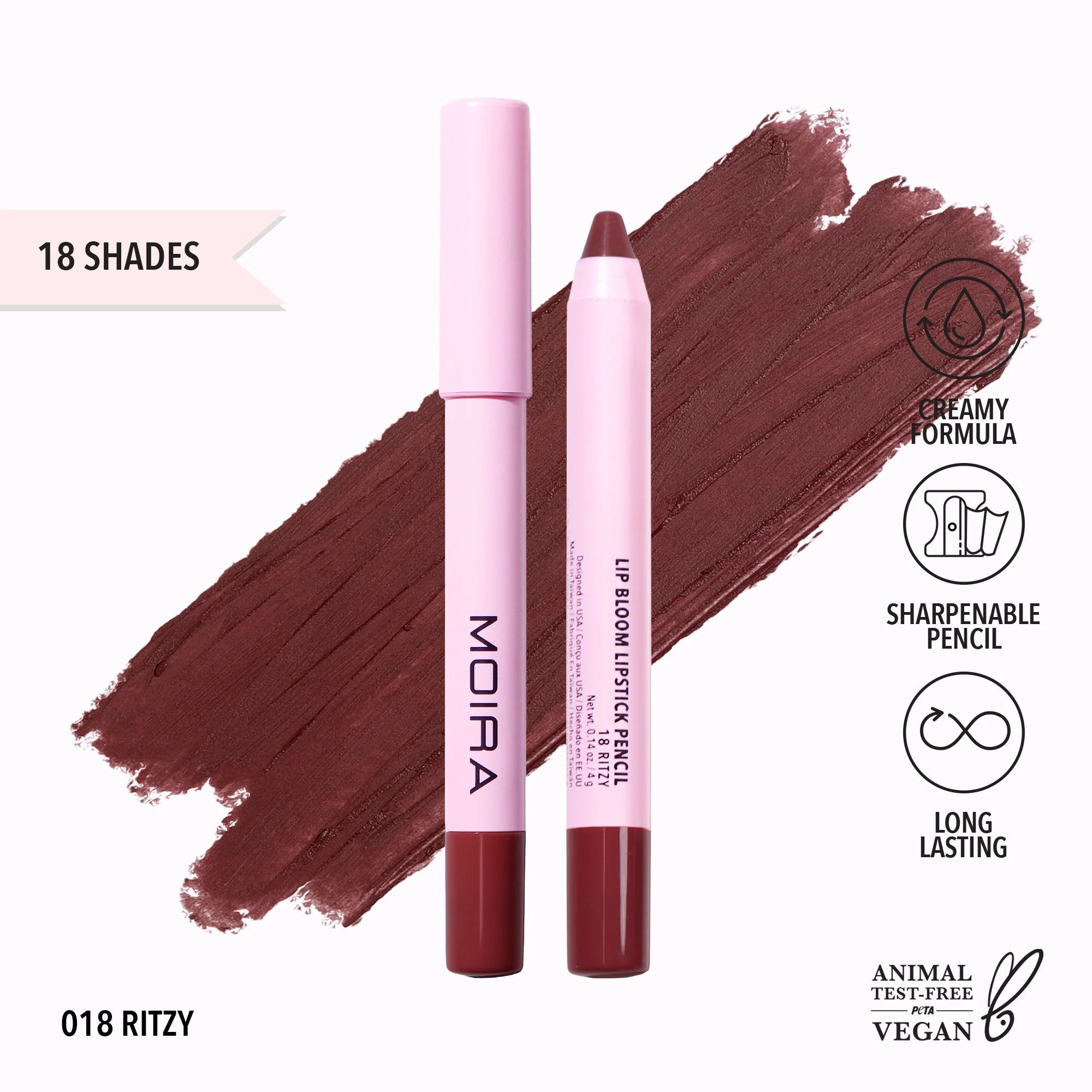 L156 Lip Bloom Lipstick Pencil- 018, Ritzy