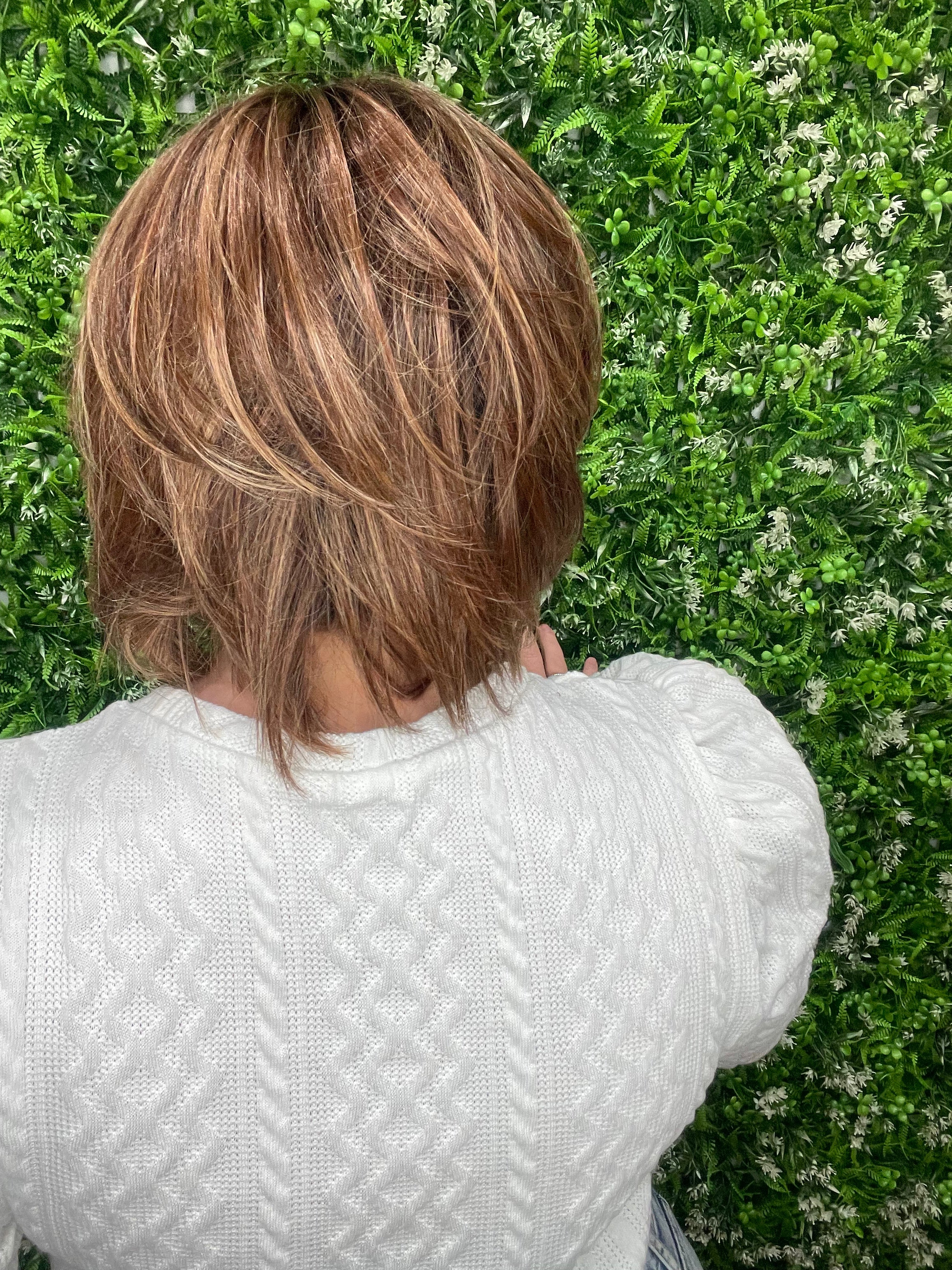 Peluca de lujo premium Emma Strawberry Mocha Swirl HS FL1