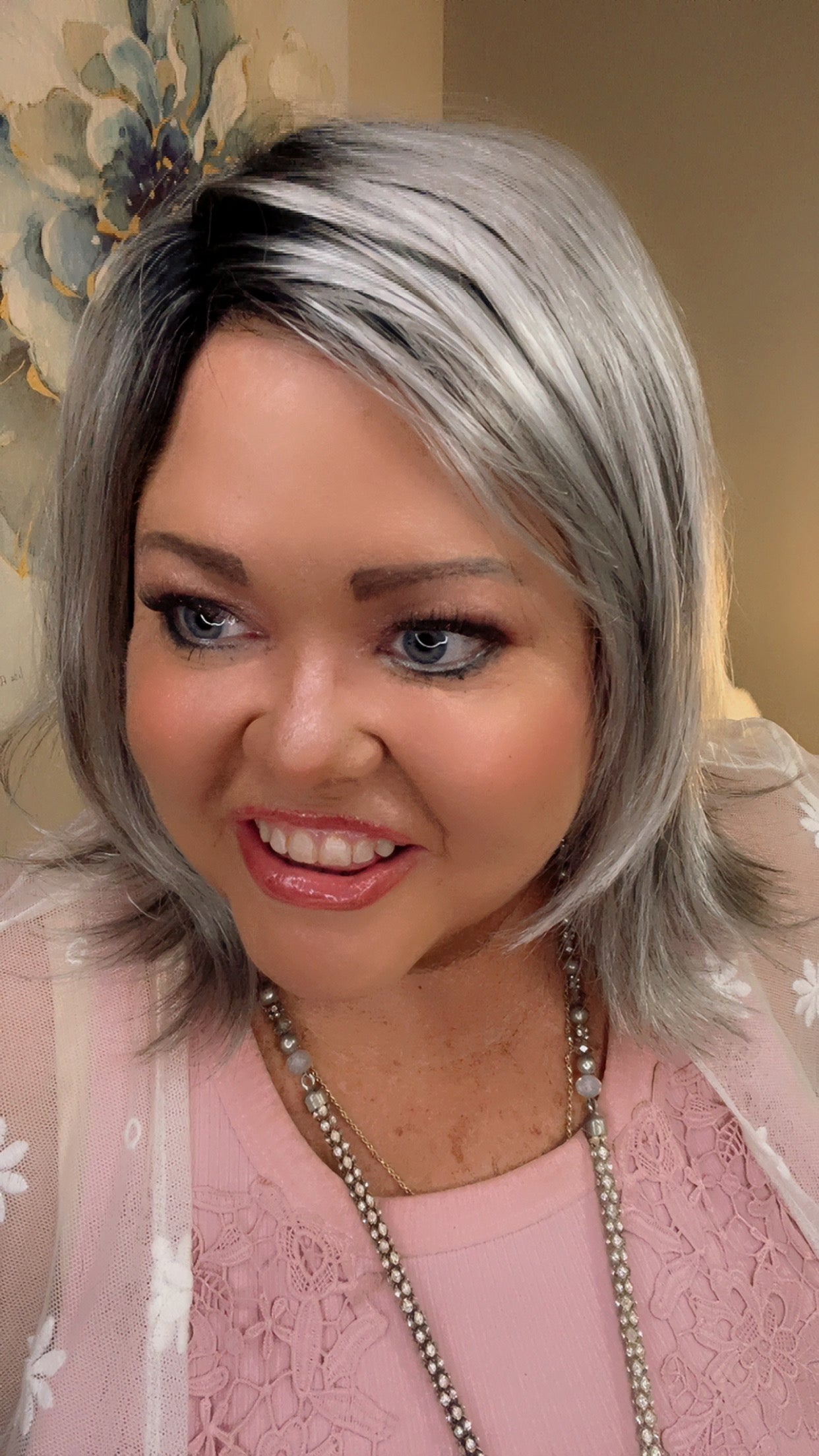 Julia Smoked Silver Cream NHS Signature Luxury Wig PA1