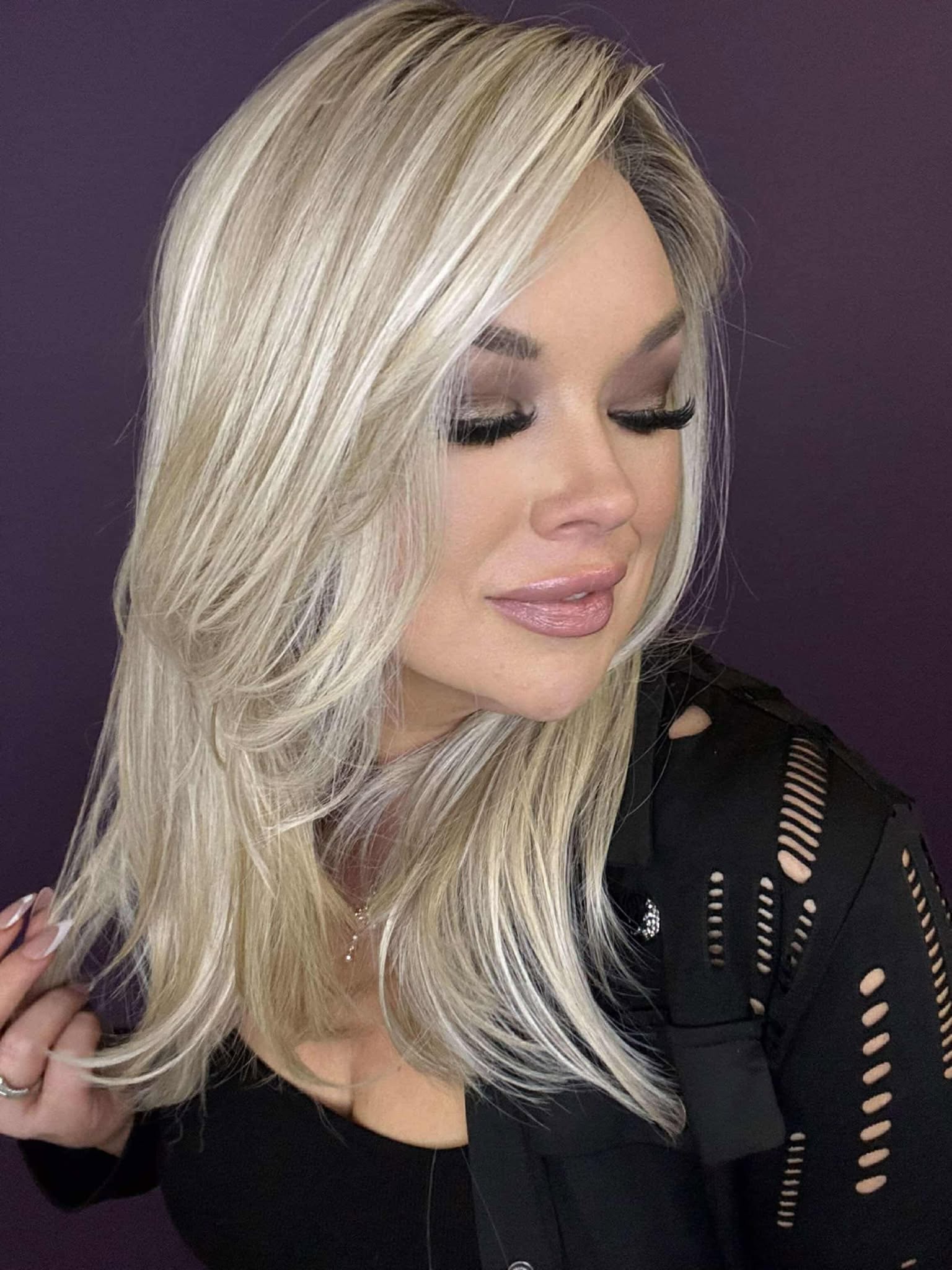 Layla Vanilla Frappe Blonde HS Comfort Luxury Wig CA1 W6874 ETA 8/10