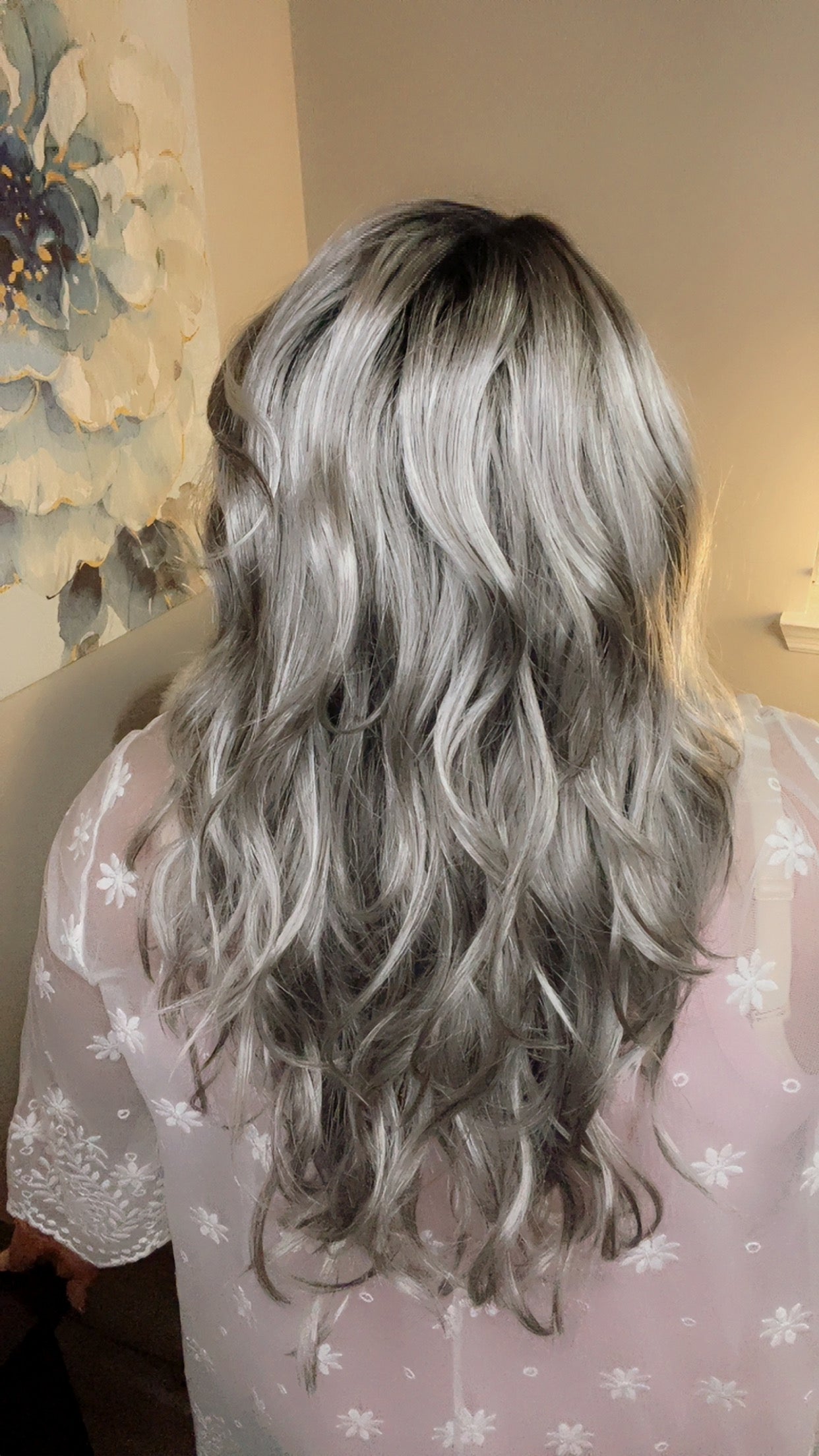 Presley Smoked Silver Cream NHS Signature Luxury Wig PA1