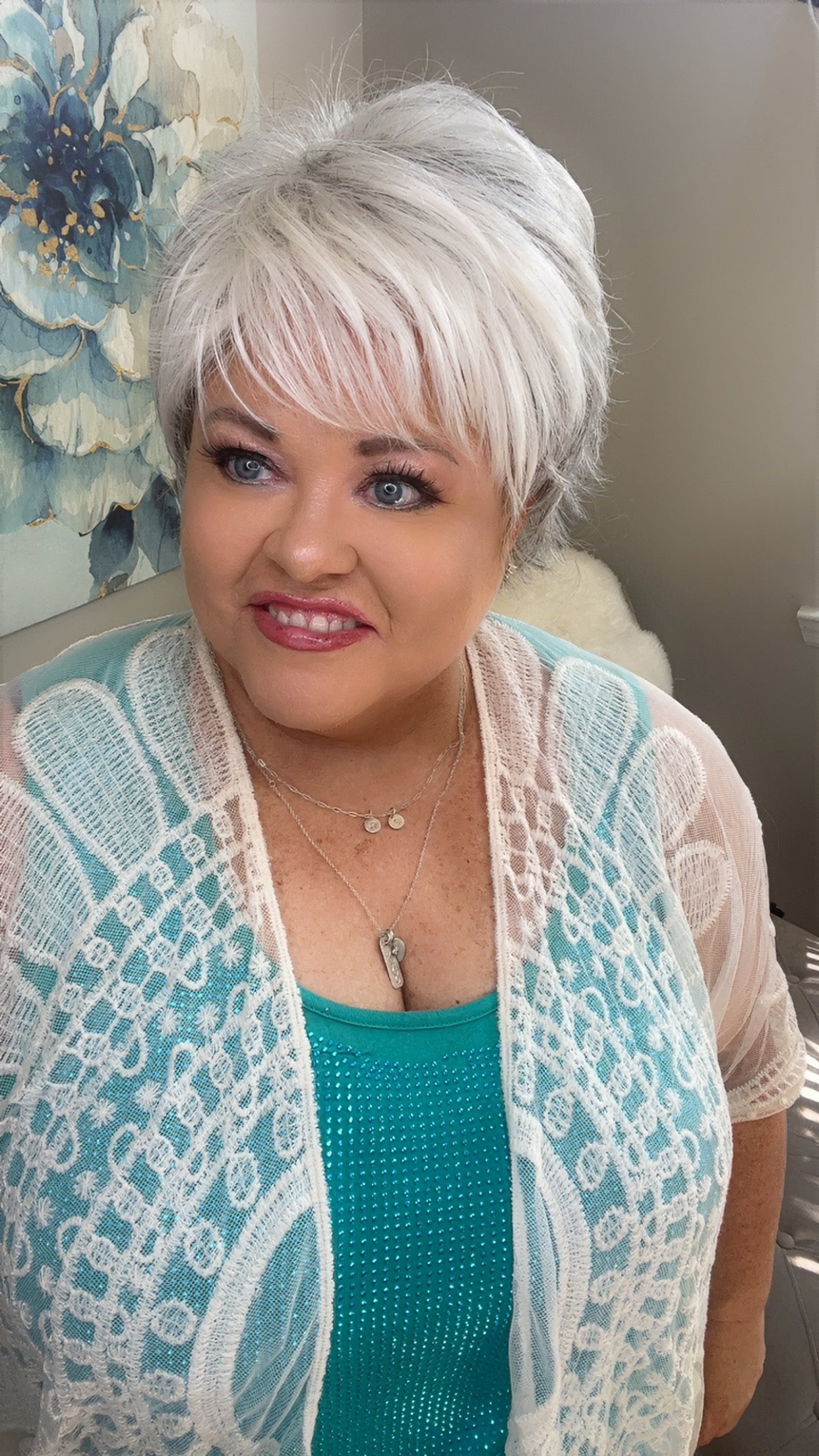 Eden Gradient Grey HS Premium Luxury Wig FL1