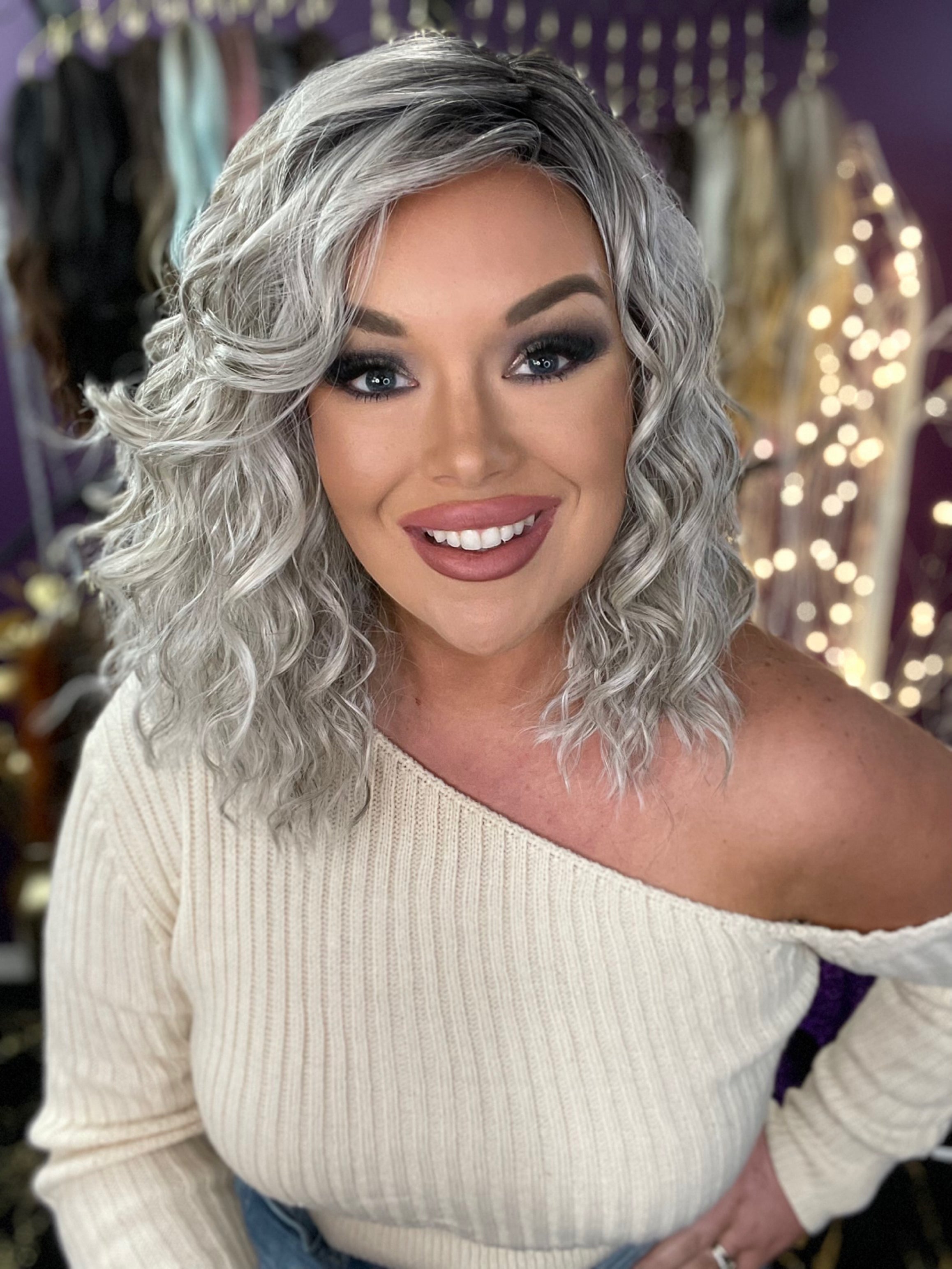 Stacy Silver Blonde HS Luxury Wig CA1 W6276